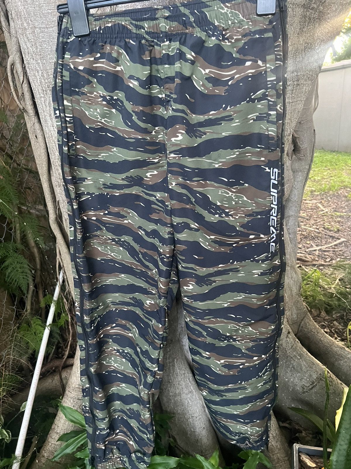 Supreme Supreme Camo Tiger jogger pants Grailed