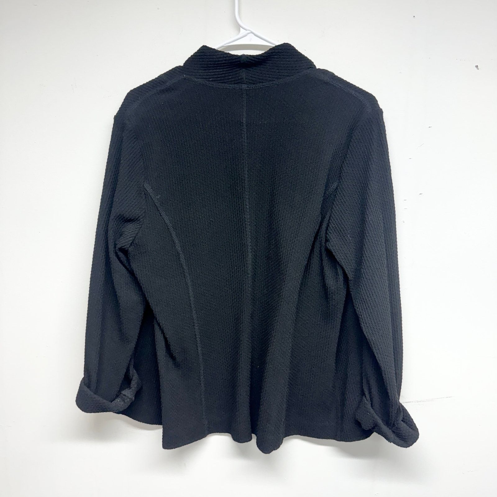 Eileen Fisher Eileen Fisher Knit Jacket Black- Brown Cotton Blend Medium Size M / US 6-8 / IT 42-44 - 3 Thumbnail
