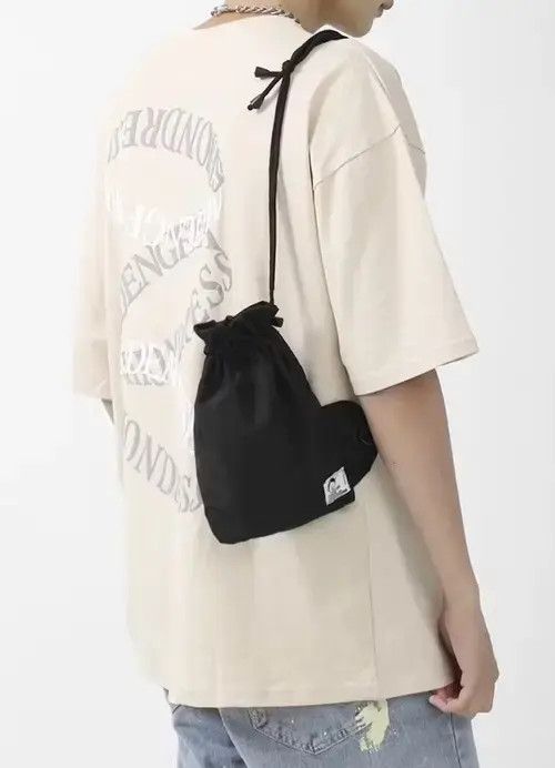 Japanese Brand Y2k aesthetic nylon crossbody pouch bag side bag Size ONE SIZE - 3 Thumbnail