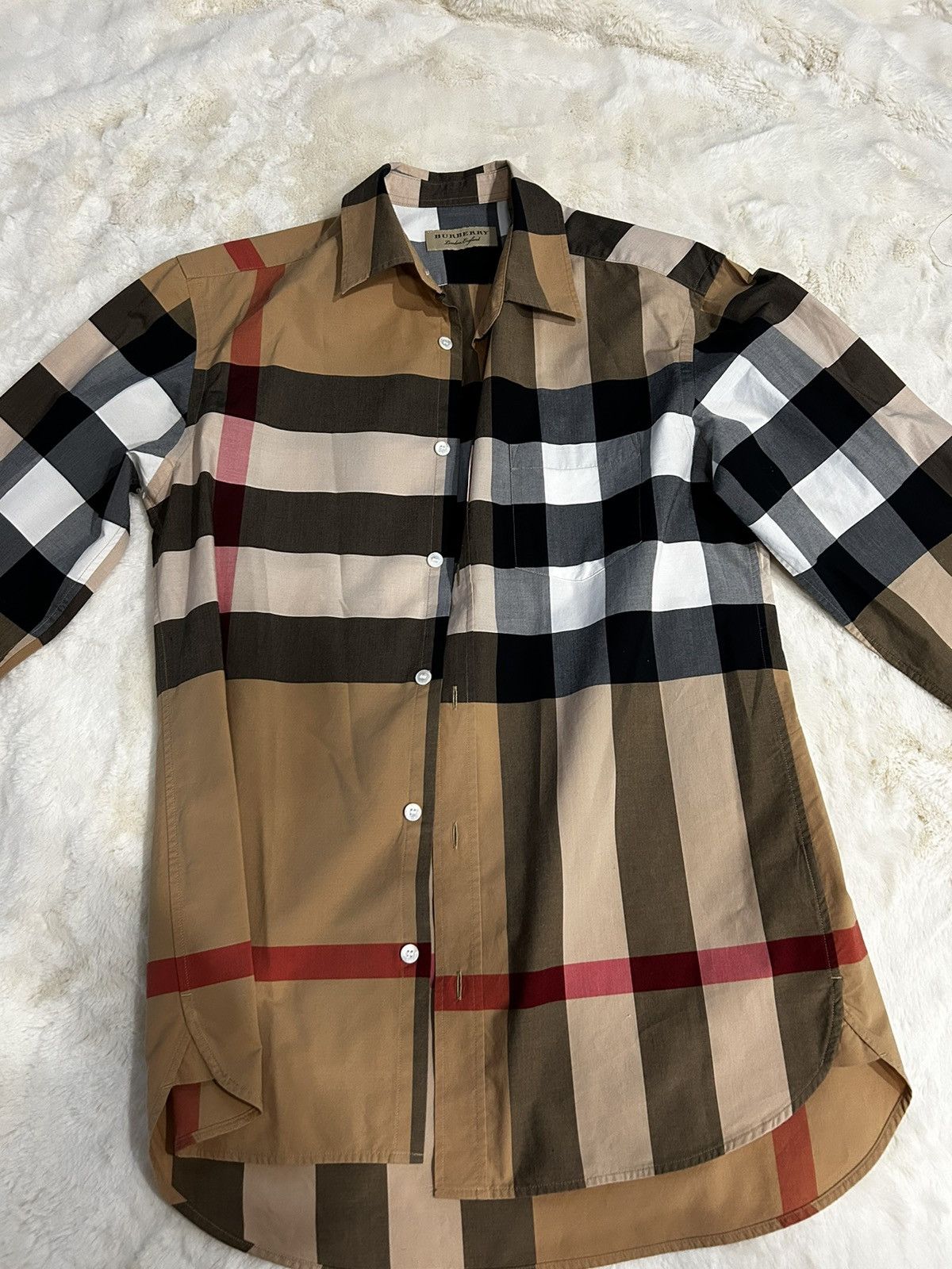 Burberry Burberry Check Long Sleeve Button Shirt Size US S / EU 44-46 / 1 - 2 Thumbnail
