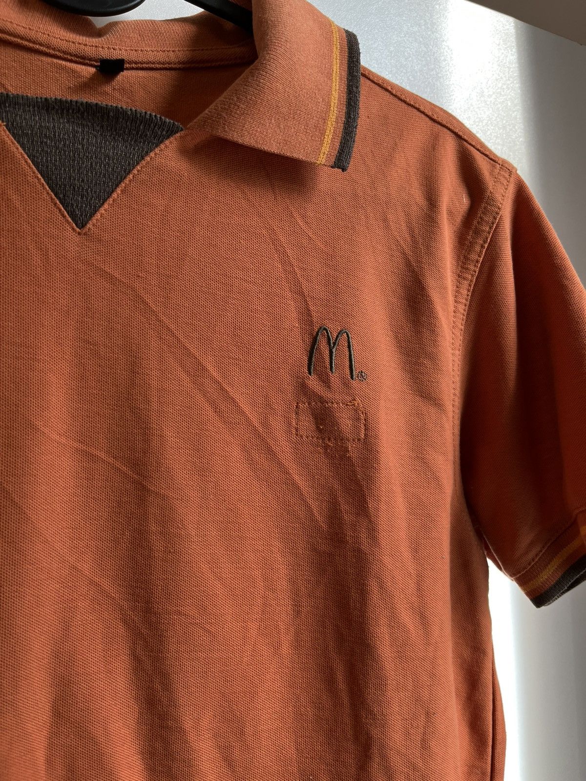 Uniform Wares Vintage McDonald’s Italy Employee Polo Shirt 90s Rare Size US M / EU 48-50 / 2 - 2 Thumbnail