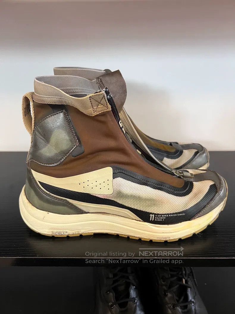 Boris Bidjan Saberi Boris Bidjan Saberi Hand-dyed high-top outdoor sneakers Size US 9 / EU 42 - 5 Thumbnail