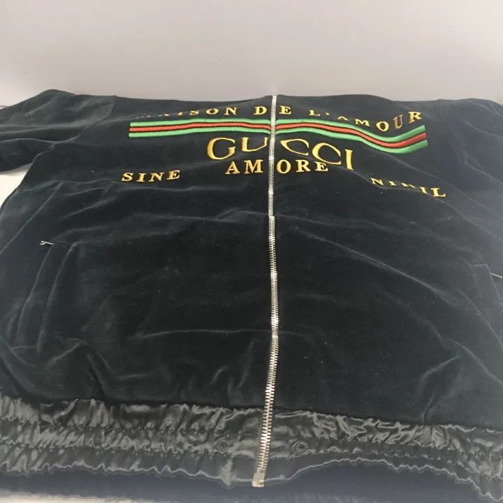 Gucci Gucci GUCCI Letter Print Zippered Casual Jacket for Men -2 Size US L / EU 52-54 / 3 - 7 Thumbnail