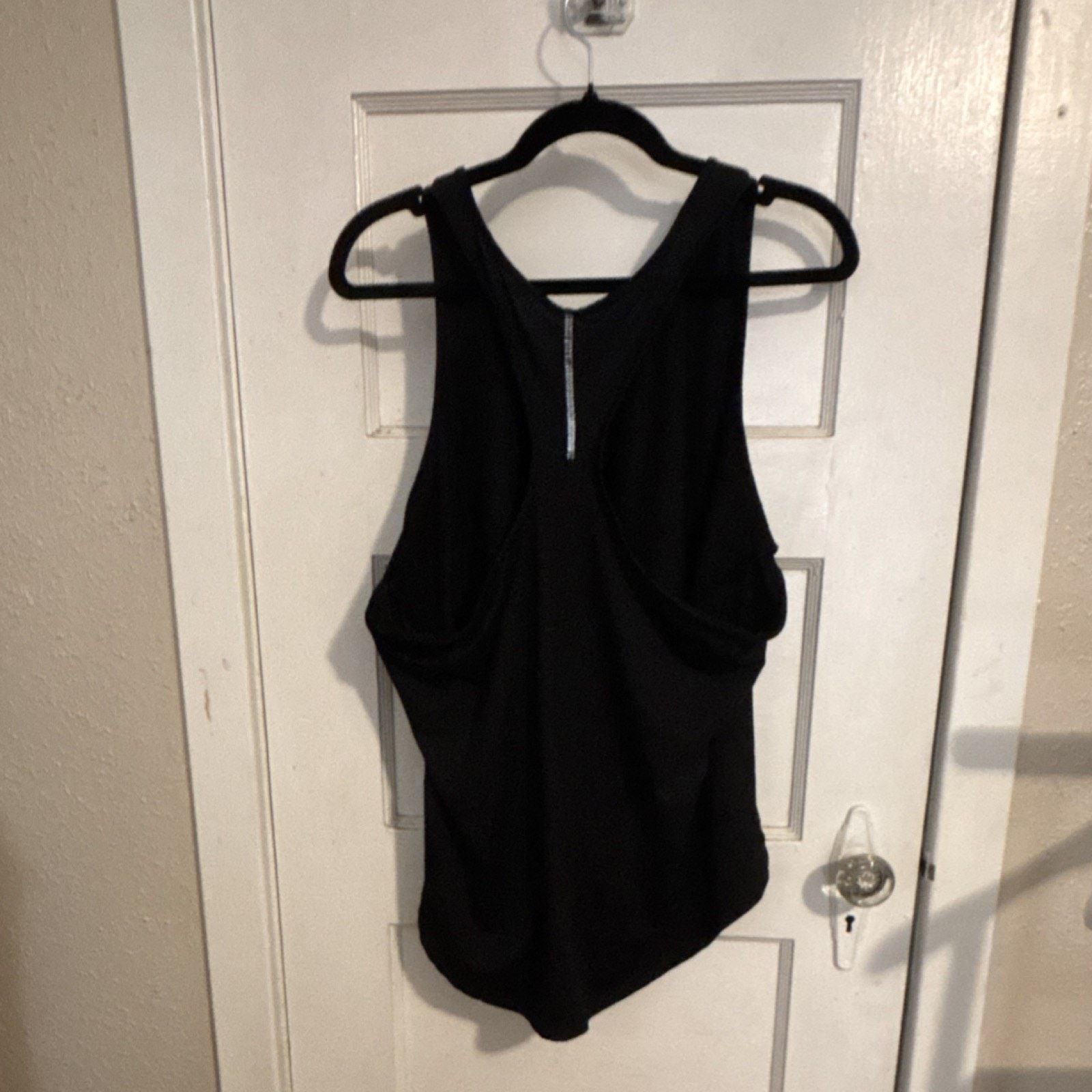 & Other Stories WELL + CALM Women's Black Racerback Mesh Tank Top XL Size XXL / US 16-18 / IT 52-54 - 2 Thumbnail