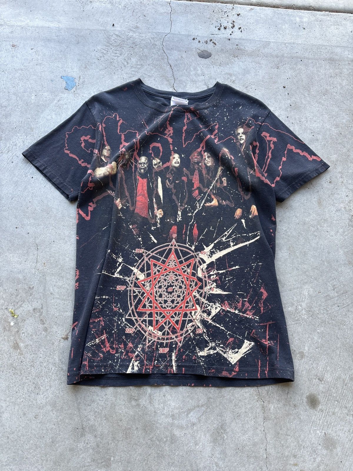 Vintage Vintage AOP slipknot tee Size US S / EU 44-46 / 1 - 1 Thumbnail