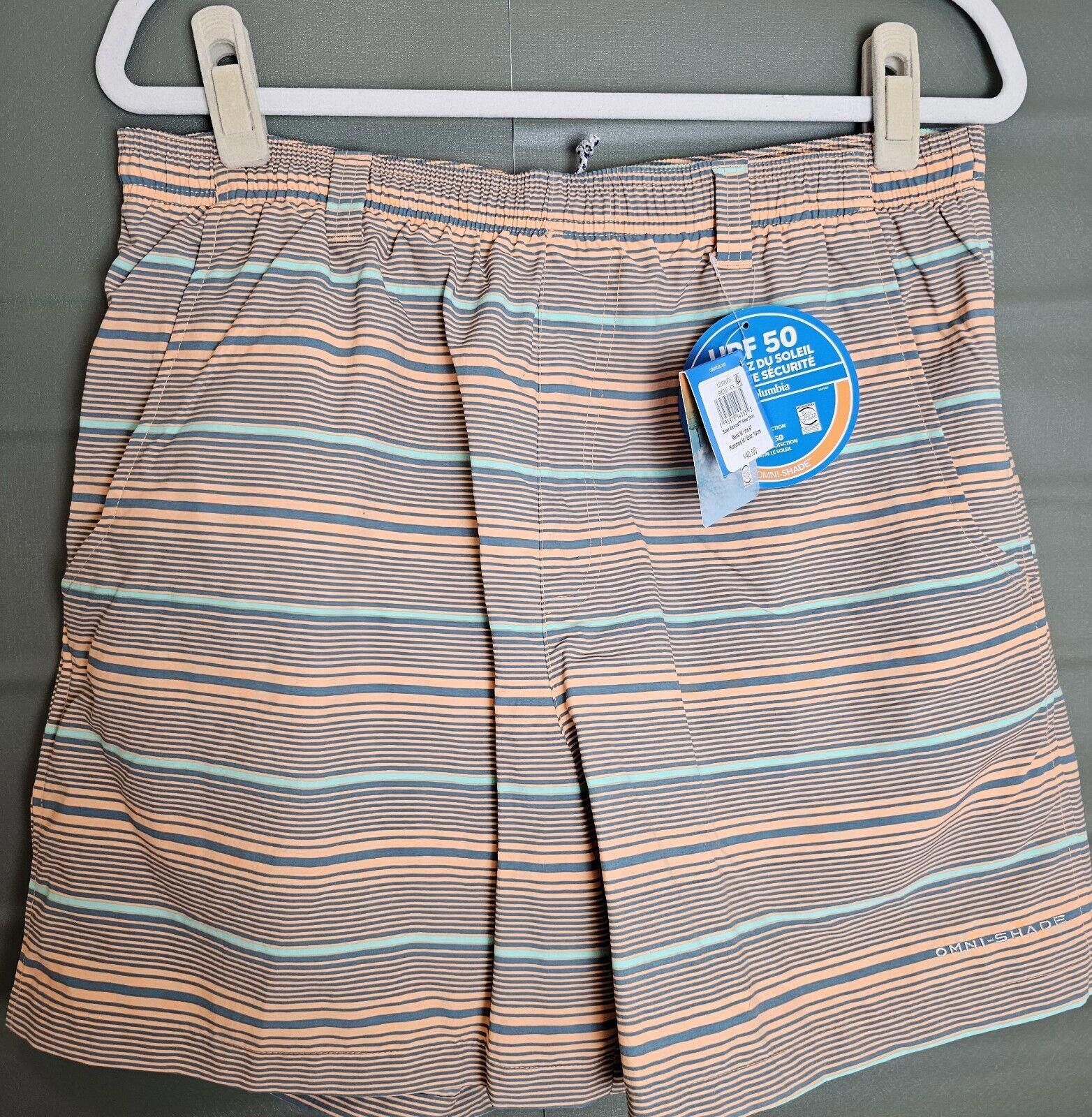 Columbia Columbia Swim Trunks Orange Mens Size M 50 UPF Rated Size US 32 / EU 48 - 1 Thumbnail