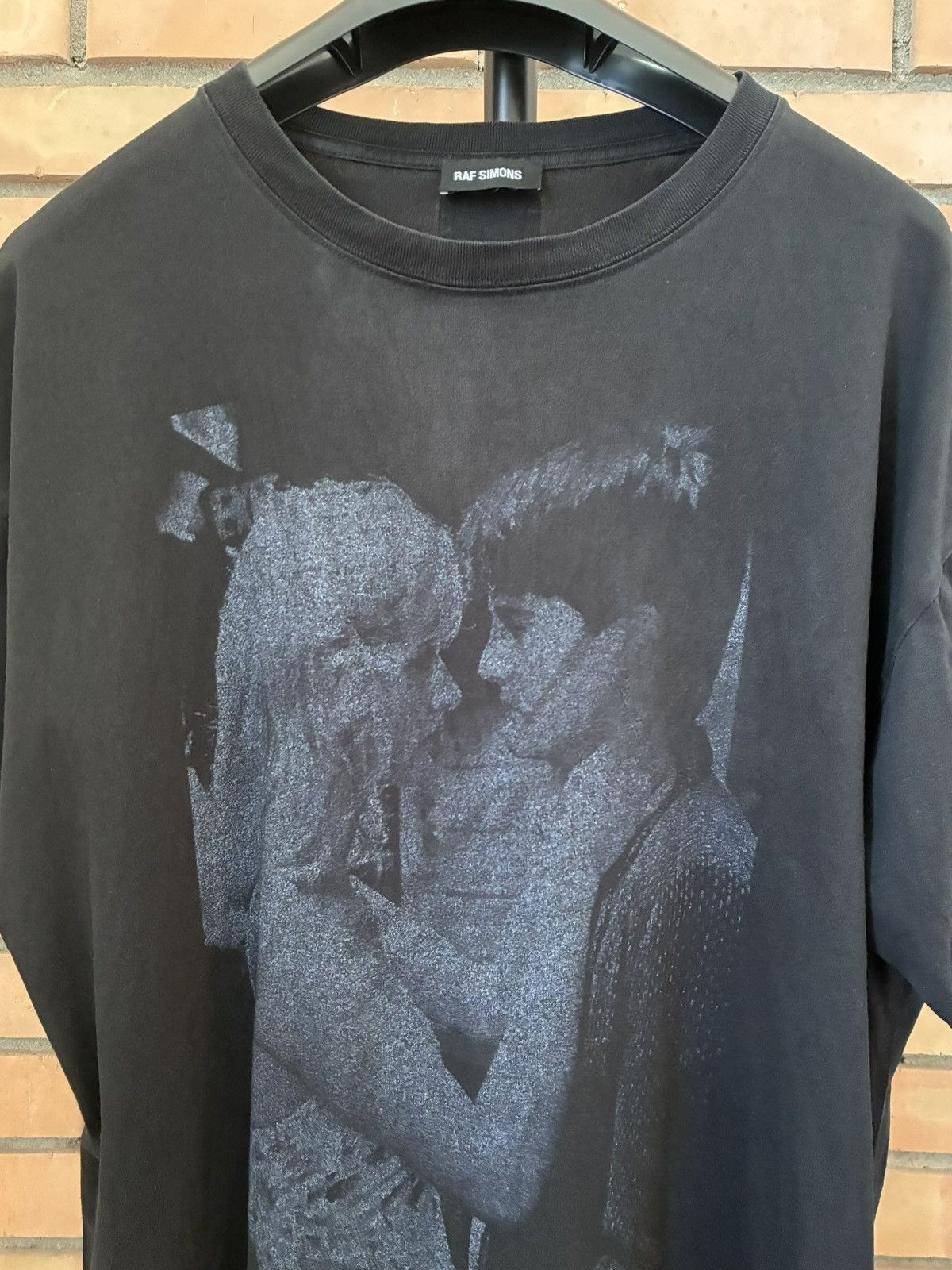 Raf Simons Raf Simons AW19 Blue Velvet Tee Size US M / EU 48-50 / 2 - 3 Thumbnail