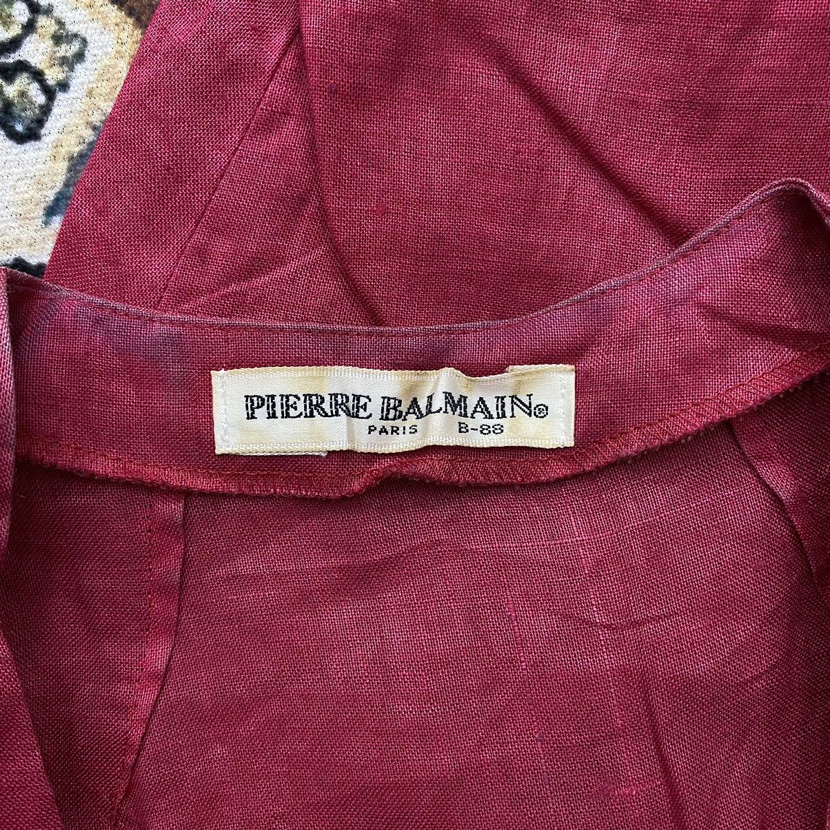 Pierre Balmain Vintage PIERRE BALMAIN PARIS Brand Designer Short Style Coat Size S / US 4 / IT 40 - 3 Thumbnail