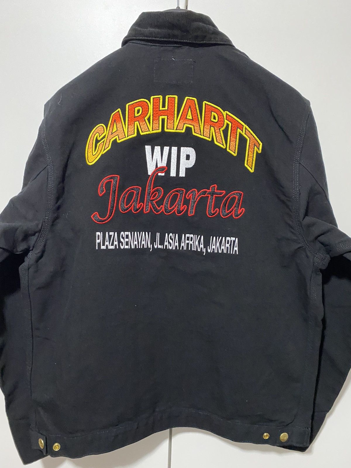 Carhartt Wip Open Store Jakarta Detroit Jacket, M, black,