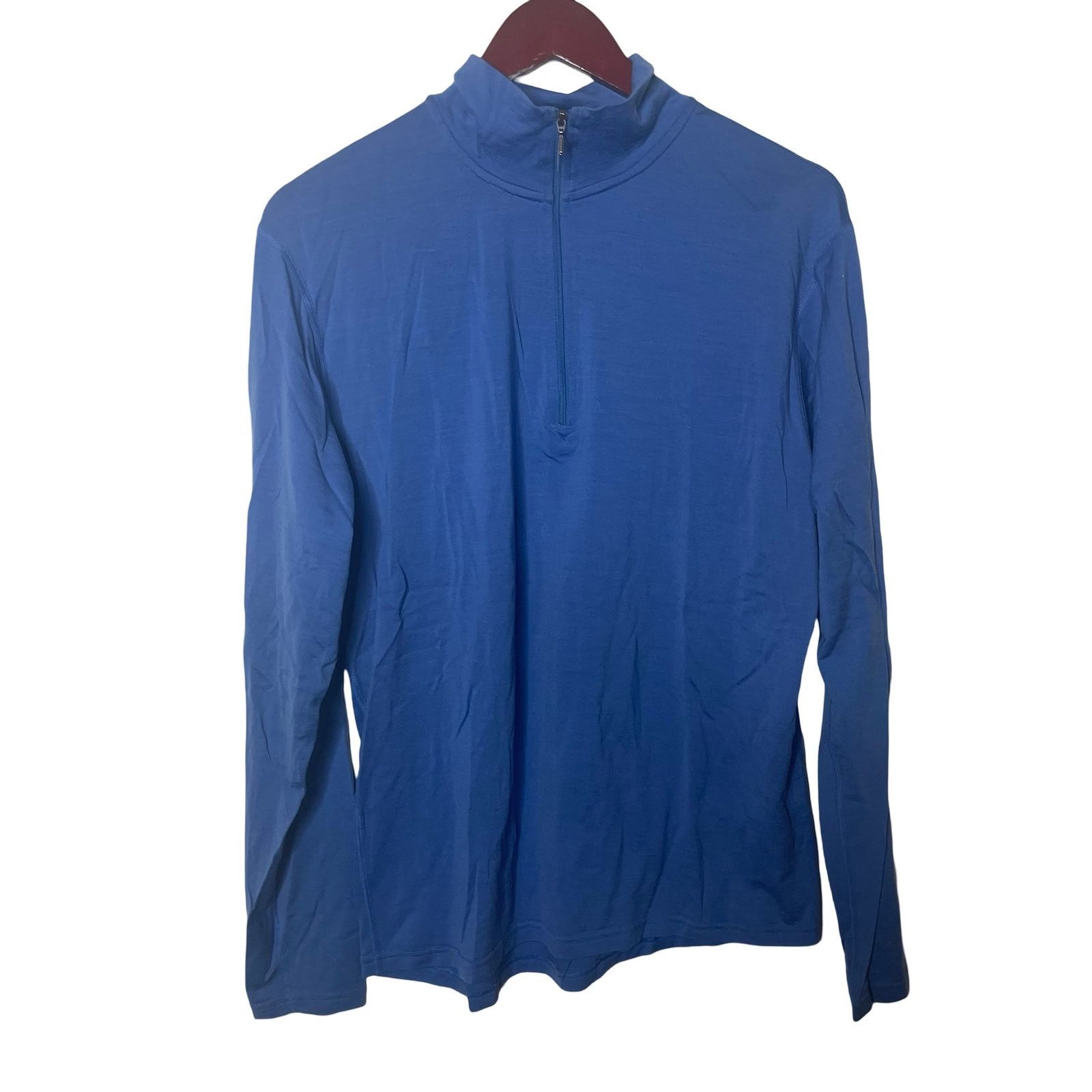 Smartwool Smartwool men blue half zip merino wool top sz M/L Size US M / EU 48-50 / 2 - 1 Thumbnail