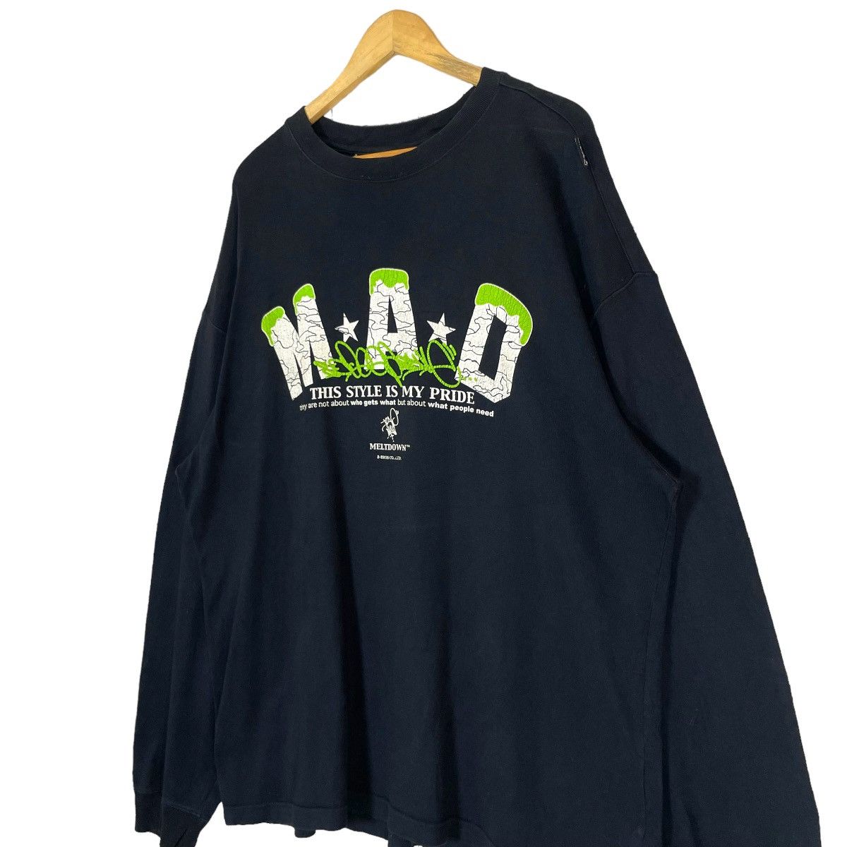 Band Tees Vintage 90s Meltdown B-Bros Sweatshirt Jumper Crewneck Size US XL / EU 56 / 4 - 3 Thumbnail