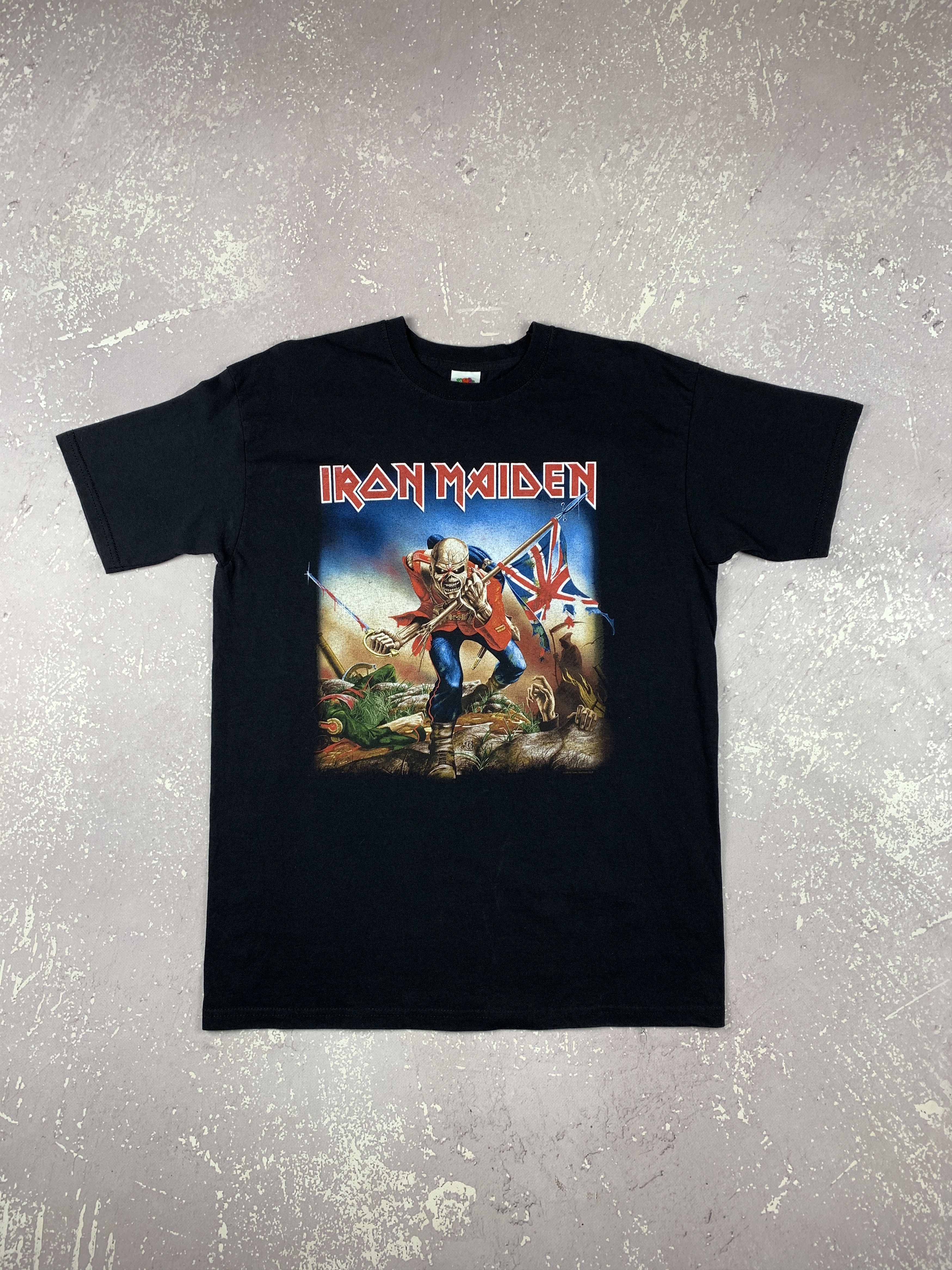 Band Tees × Iron Maiden × Vintage Vintage Iron Maiden The Trooper Metal Band T Shirt Size US M / EU 48-50 / 2 - 1 Thumbnail