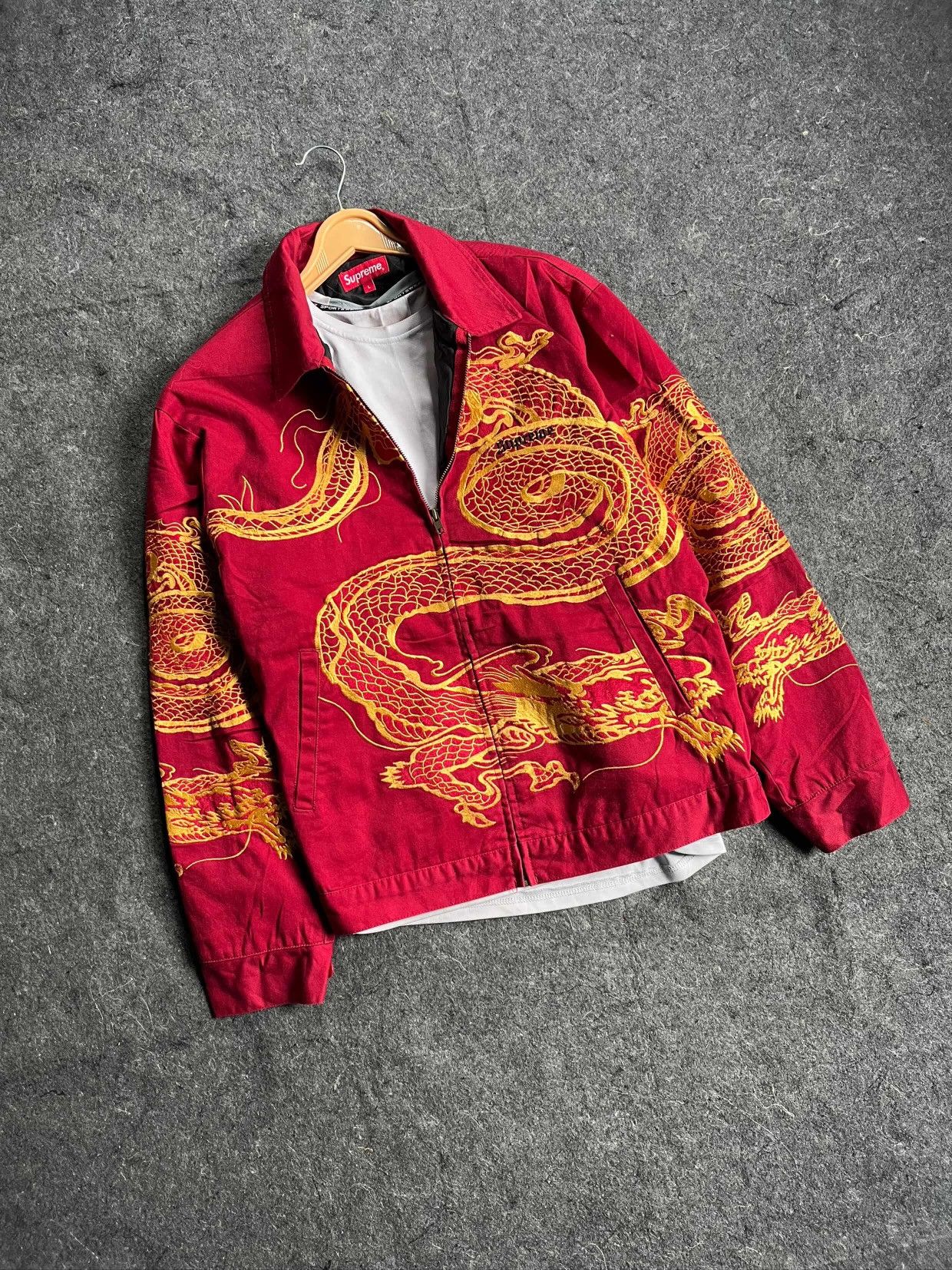 Supreme Dragon Work Jacket | Grailed