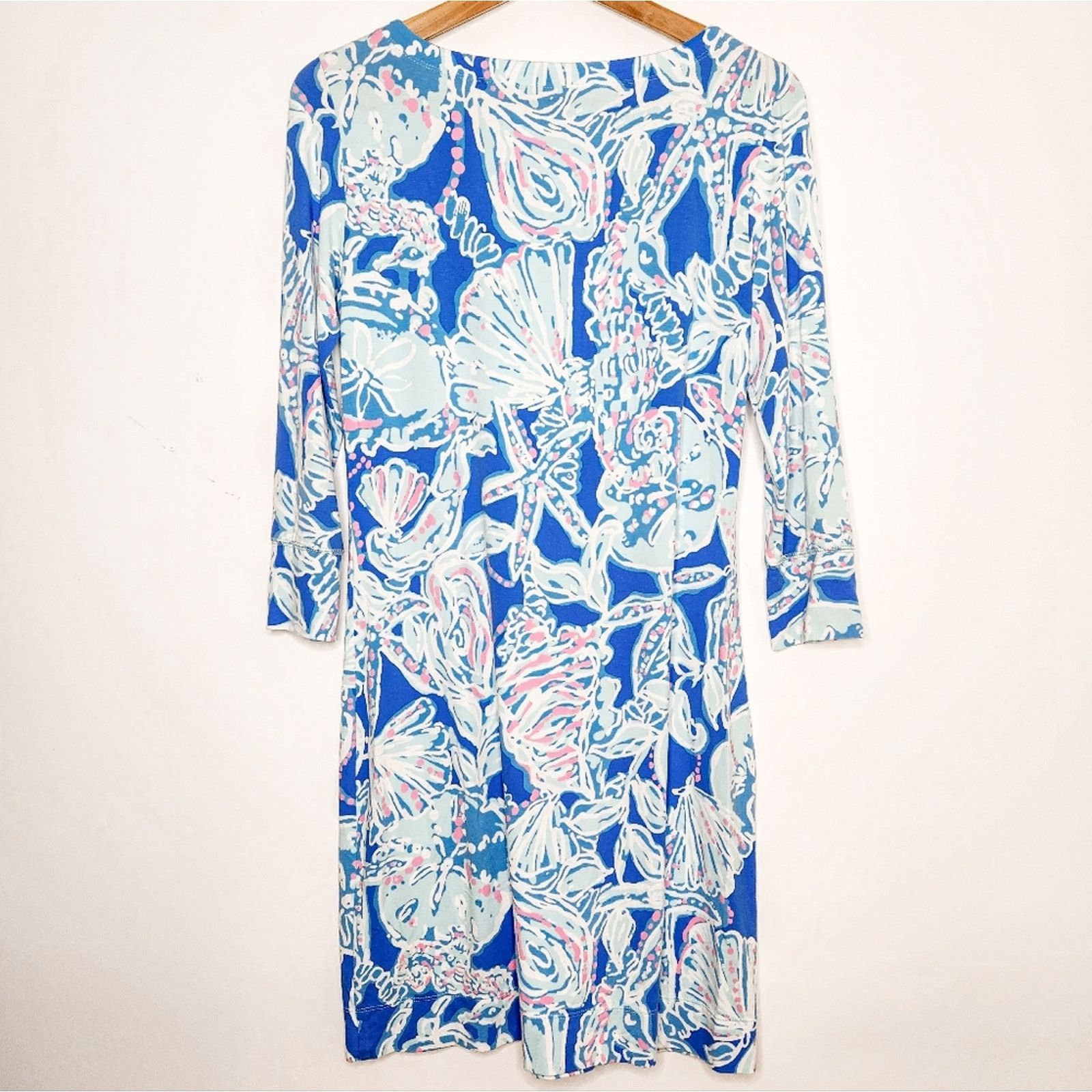 Lilly Pulitzer Lilly Pulitzer Sophie Dress Bay Blue Into the Deep Size S Size S / US 4 / IT 40 - 3 Thumbnail