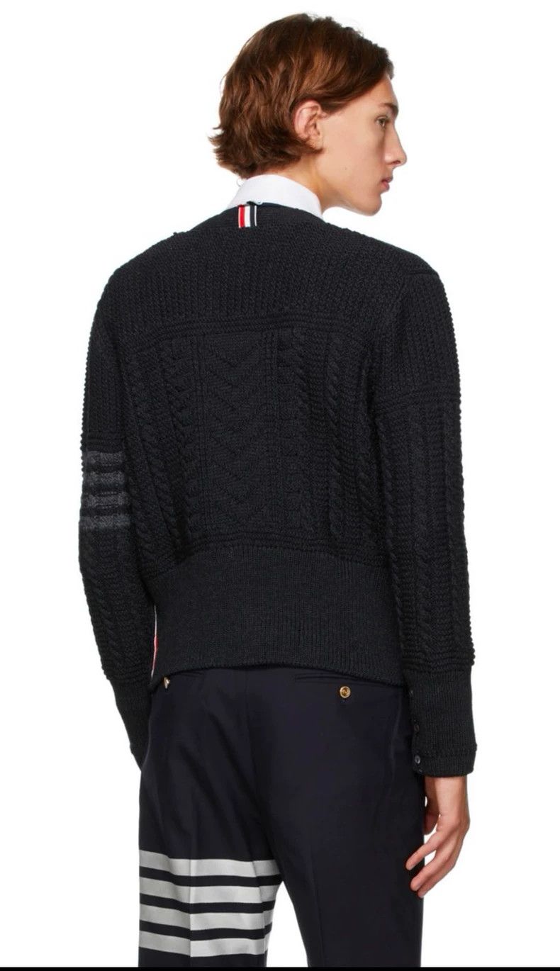 Thom Browne Thom Browne size2 Four bar striped wool sweater Size US M / EU 48-50 / 2 - 9 Thumbnail