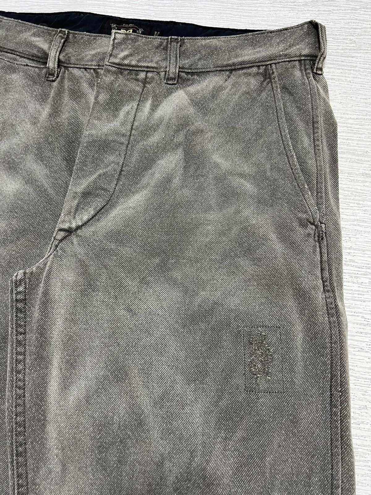 RRL Ralph Lauren RRL - Cinch Back Distressed Effect Baggy Work Pants Size US 32 / EU 48 - 6 Thumbnail