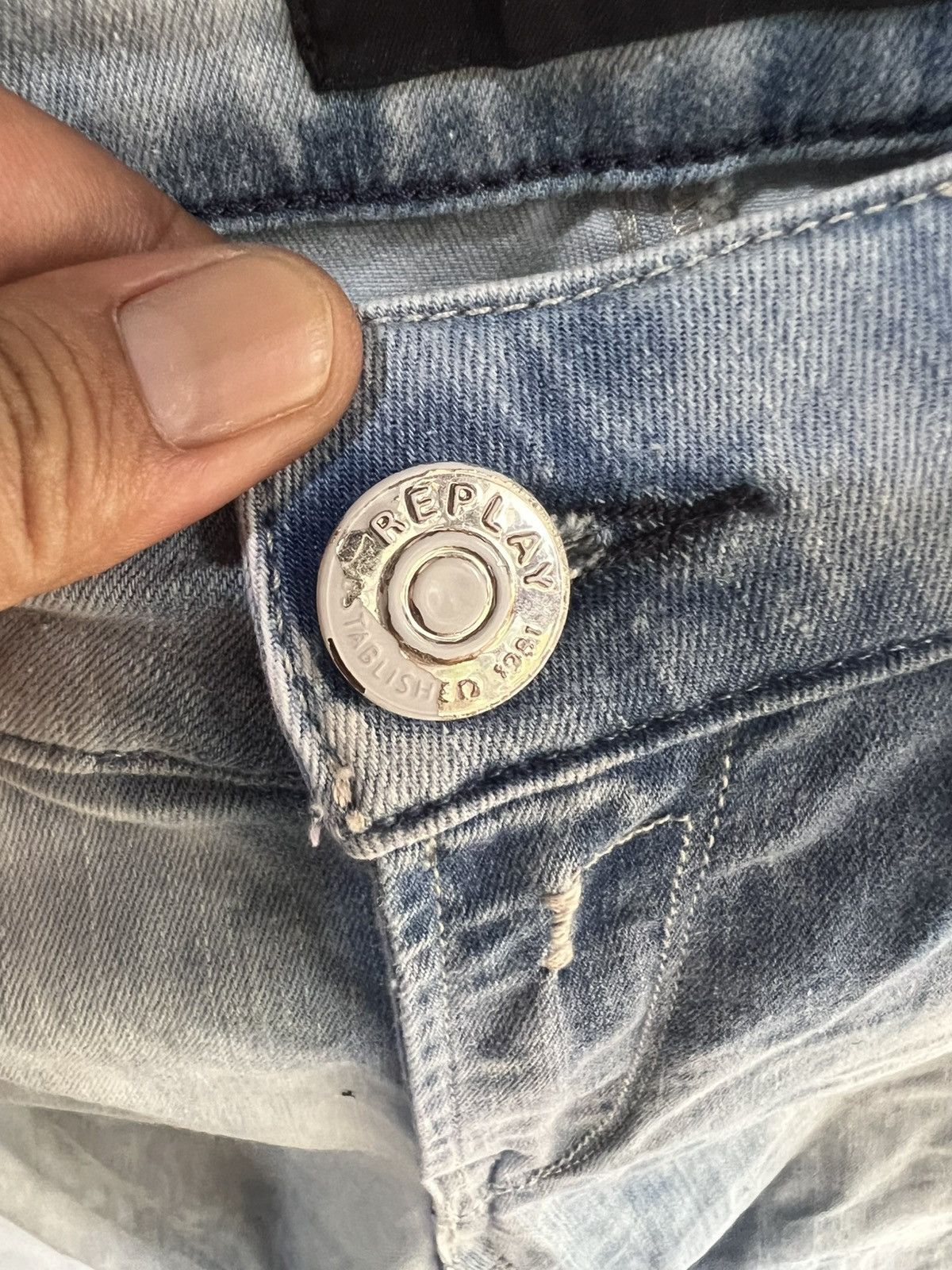 Replay 🔥Replay Luz Stretch Denim Size 27" / US 4 / IT 40 - 10 Thumbnail