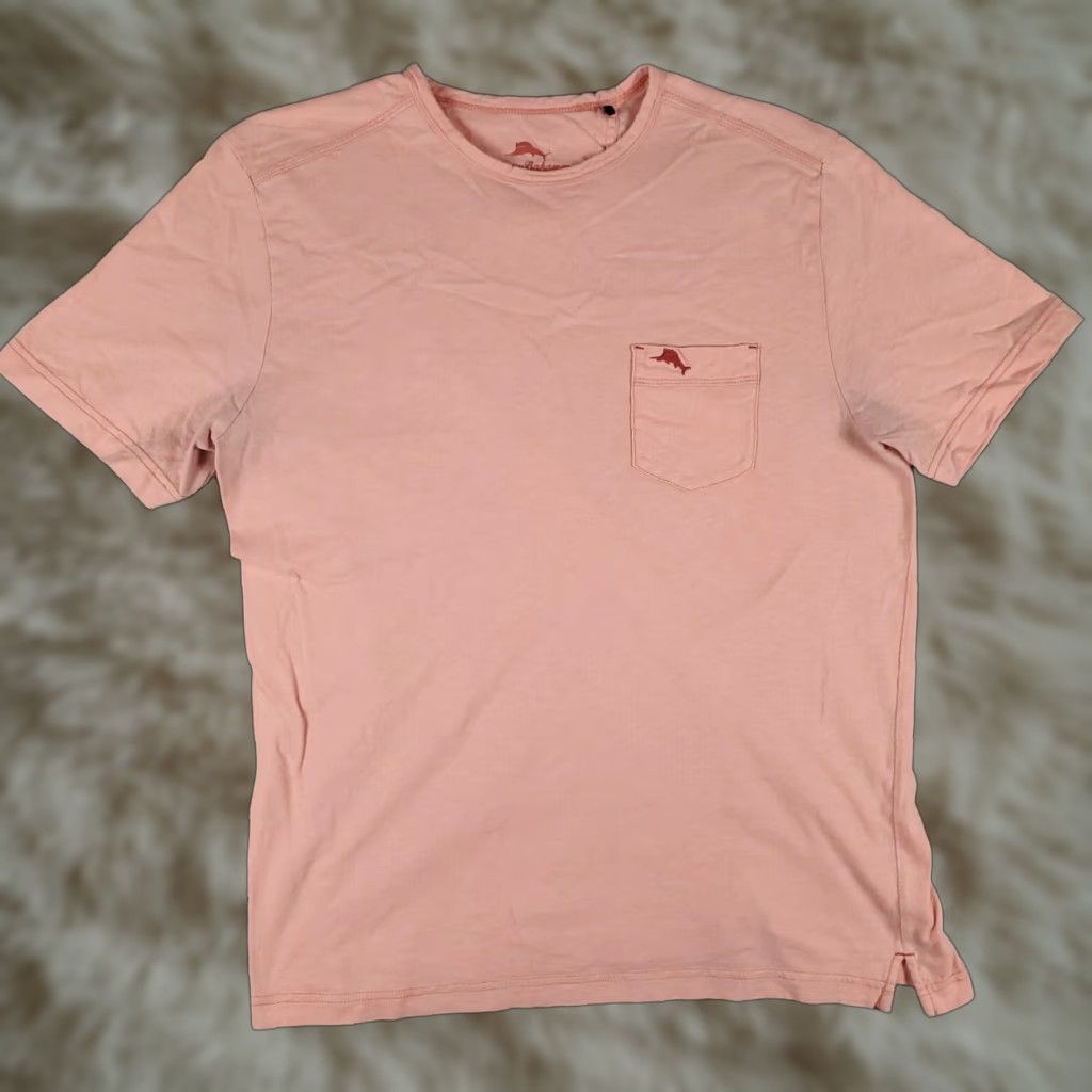 Tommy Bahama Tommy Bahama T-Shirt Mens Size Medium Pink Marlin Short Sleeve Crew Neck Logo, All Seasons, ClassicAmerican 90s? Size US M / EU 48-50 / 2 - 1 Thumbnail