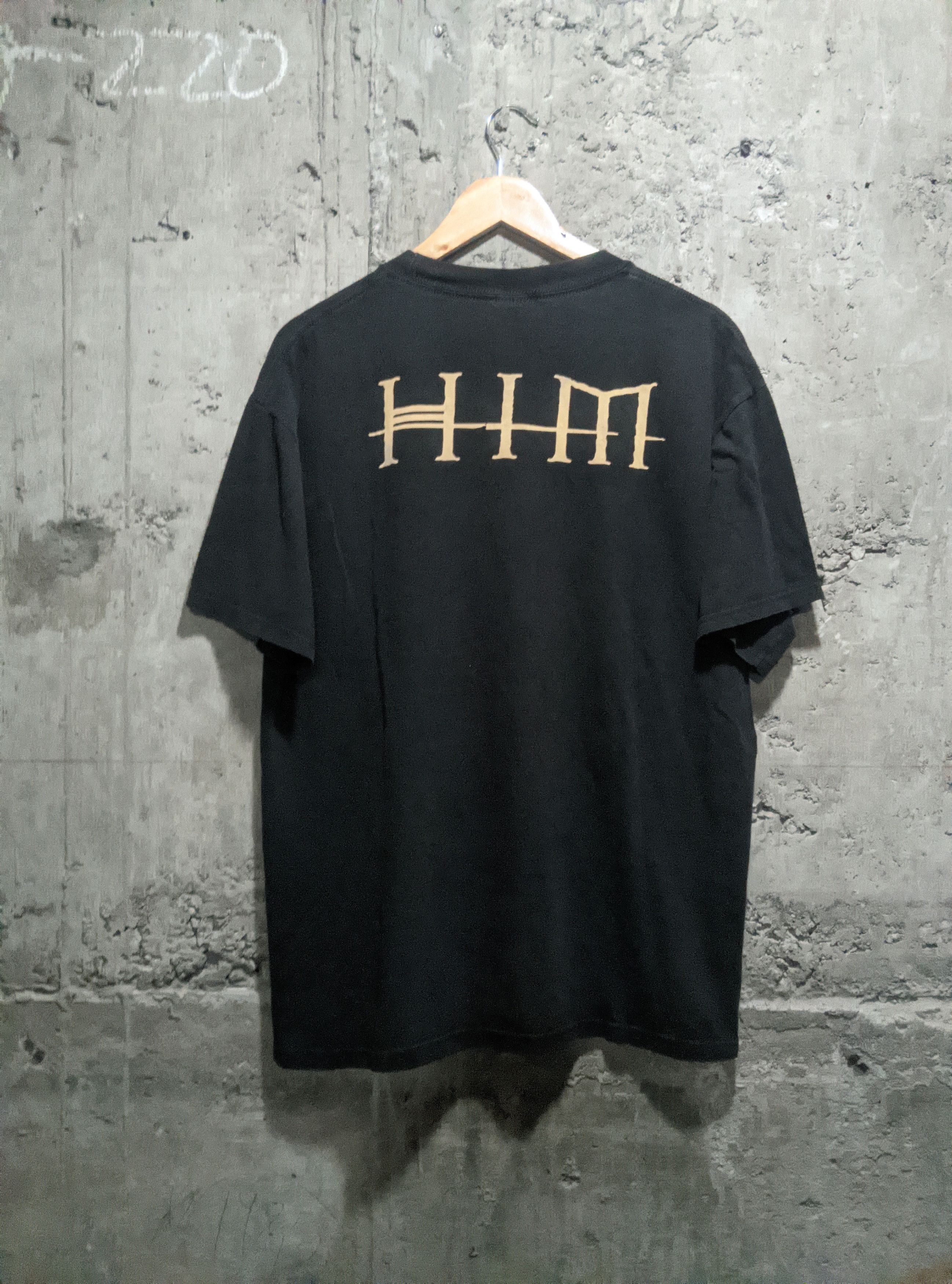 Band Tees Vintage 2007 him heartgram goth rock t shirt Size US L / EU 52-54 / 3 - 2 Thumbnail