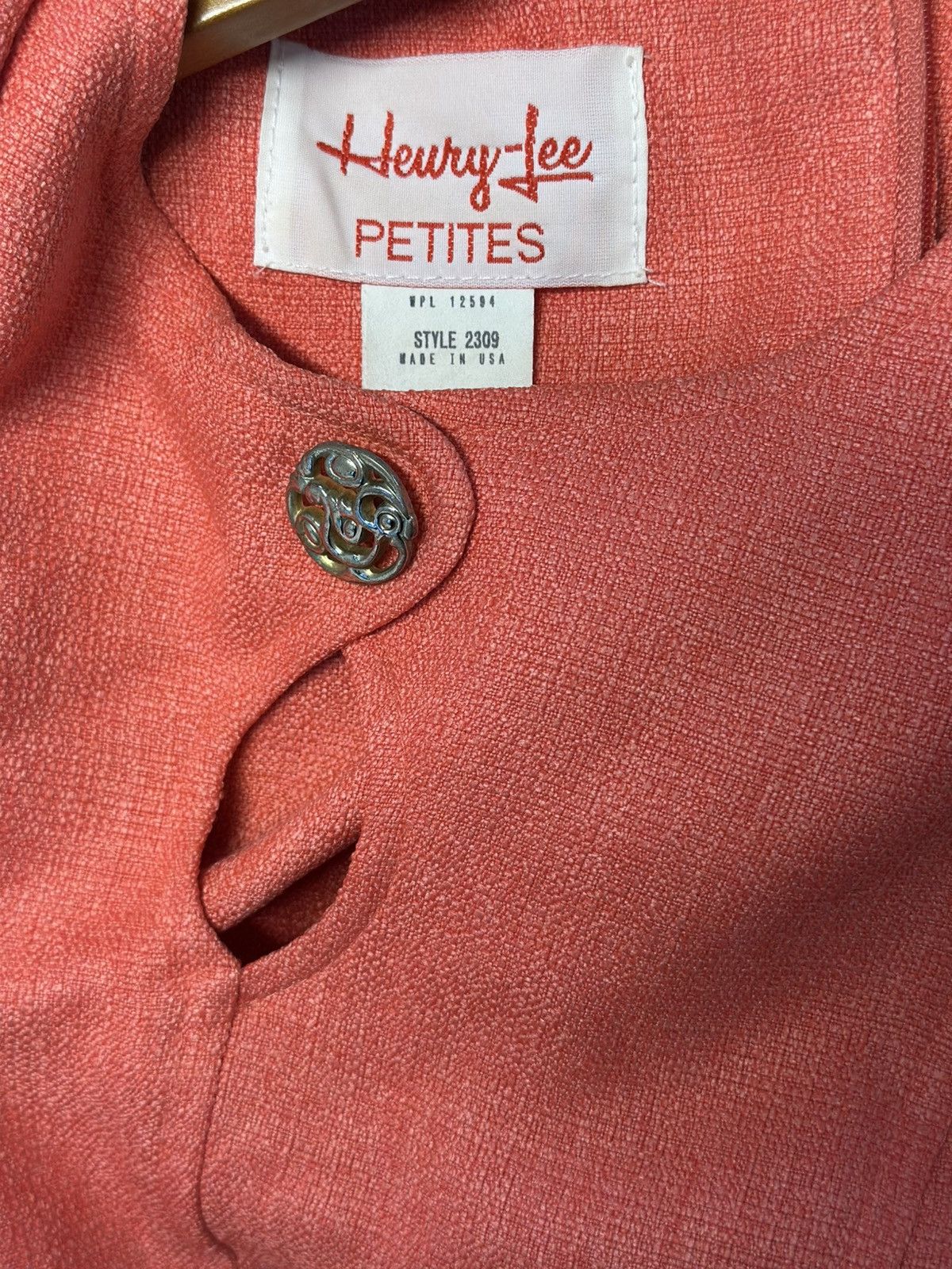 Other Vintage 60s Coral Dress Size M / US 6-8 / IT 42-44 - 5 Thumbnail