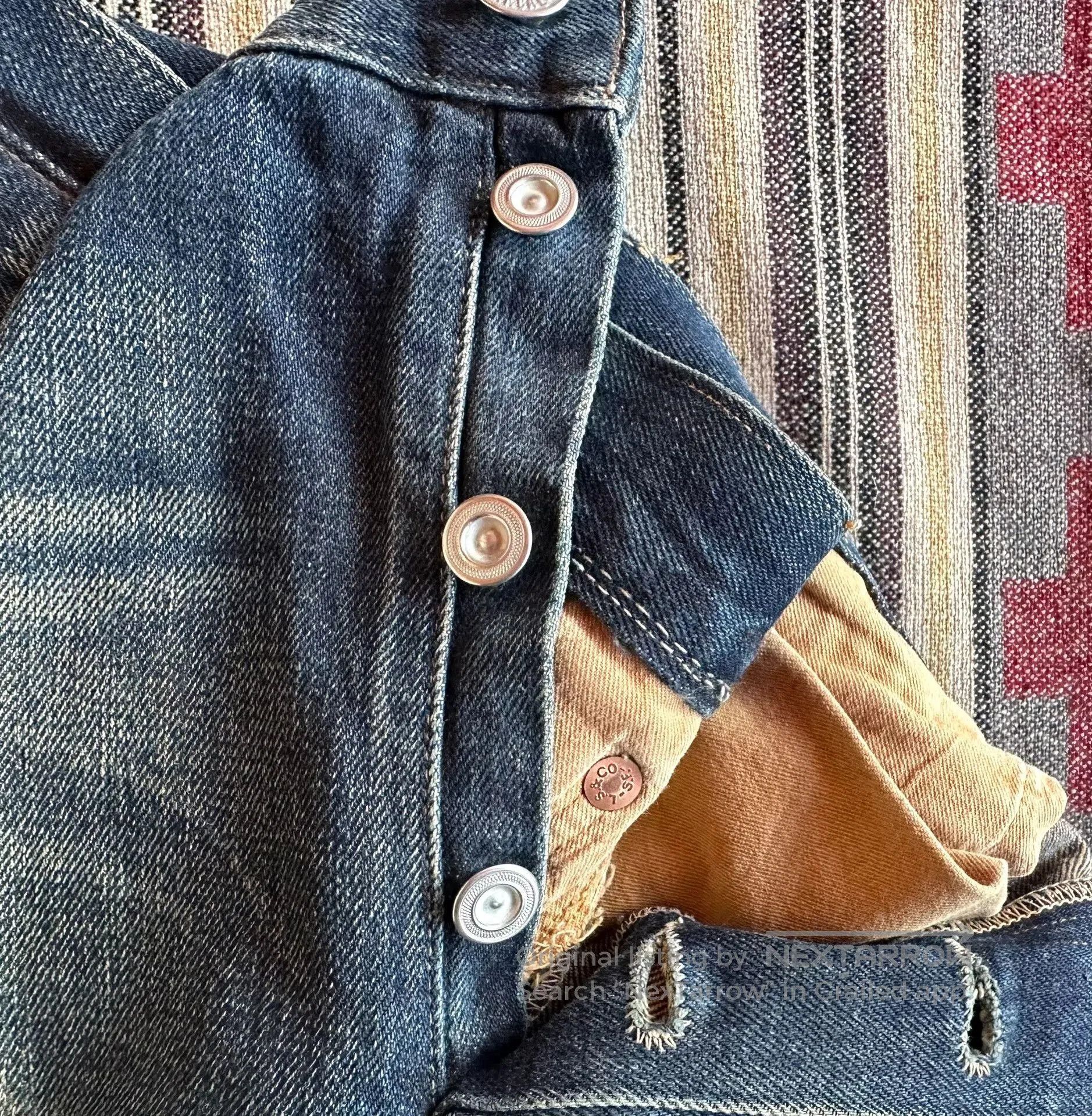 Levi's Vintage Clothing levi's lvc 501XX vintage wash jeans. Size US 32 / EU 48 - 5 Thumbnail