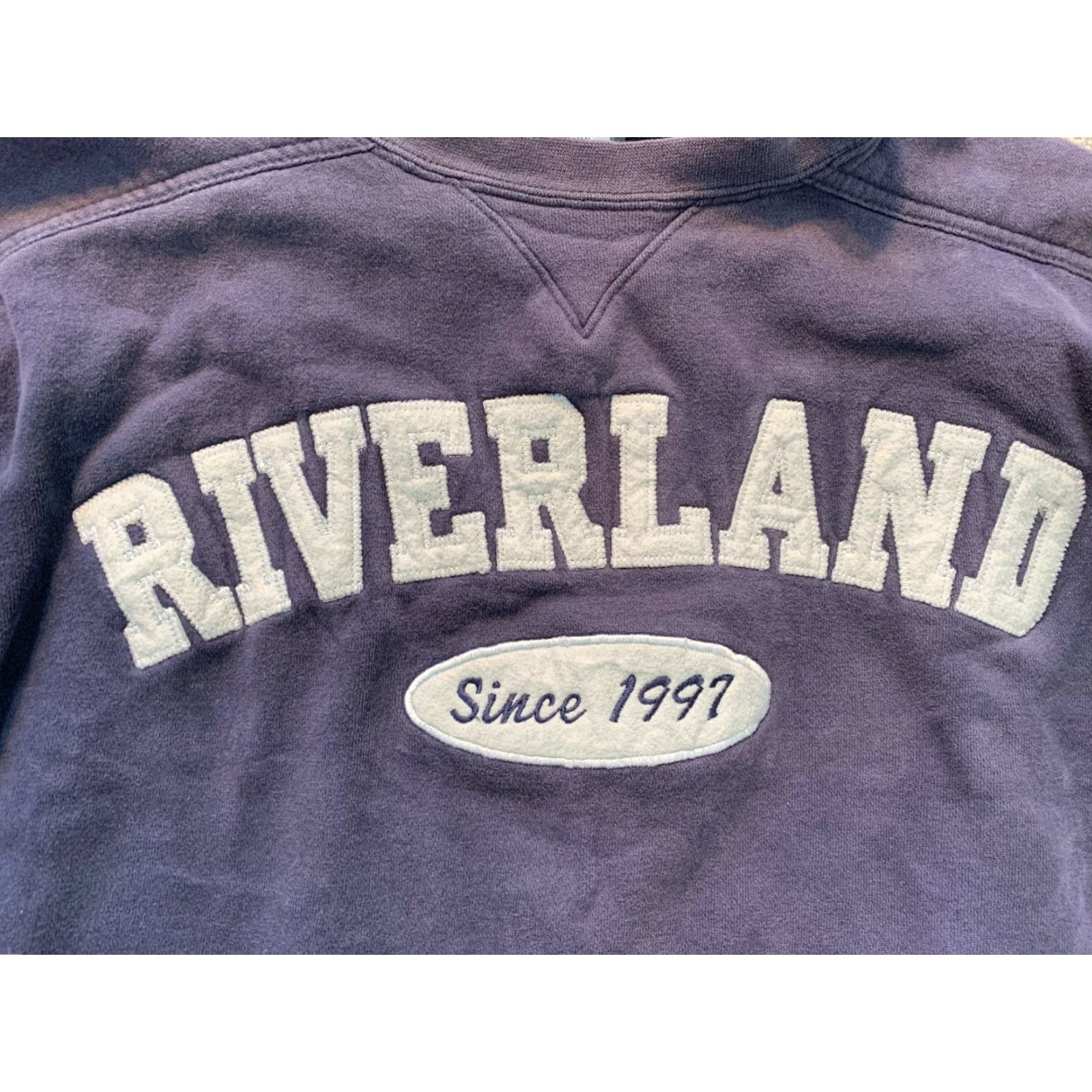 Lee Lee Riverland Mens Medium M Sweatshirt Blue Long Sleeve Pullover Round Neck All Seasons Heavyweight Regular Size US M / EU 48-50 / 2 - 3 Thumbnail