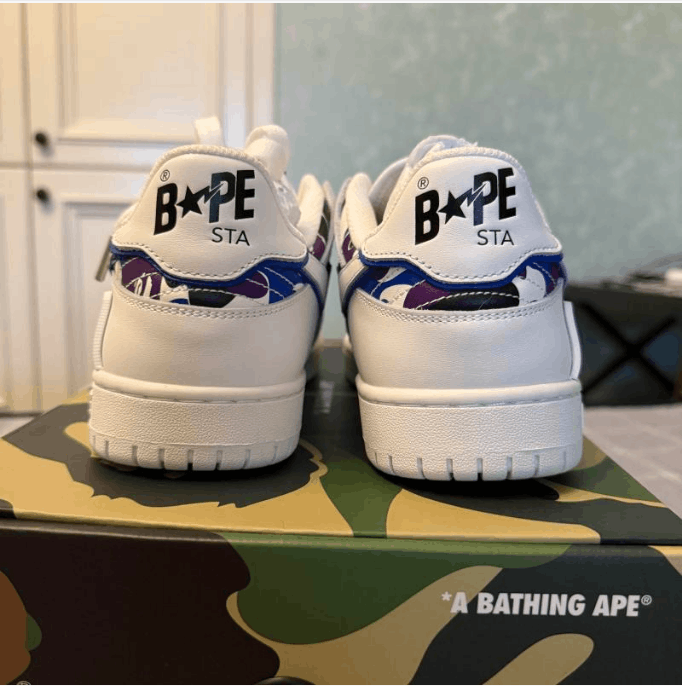 Bape Casual low cut sports shoes Size US 9.5 / EU 42-43 - 2 Thumbnail