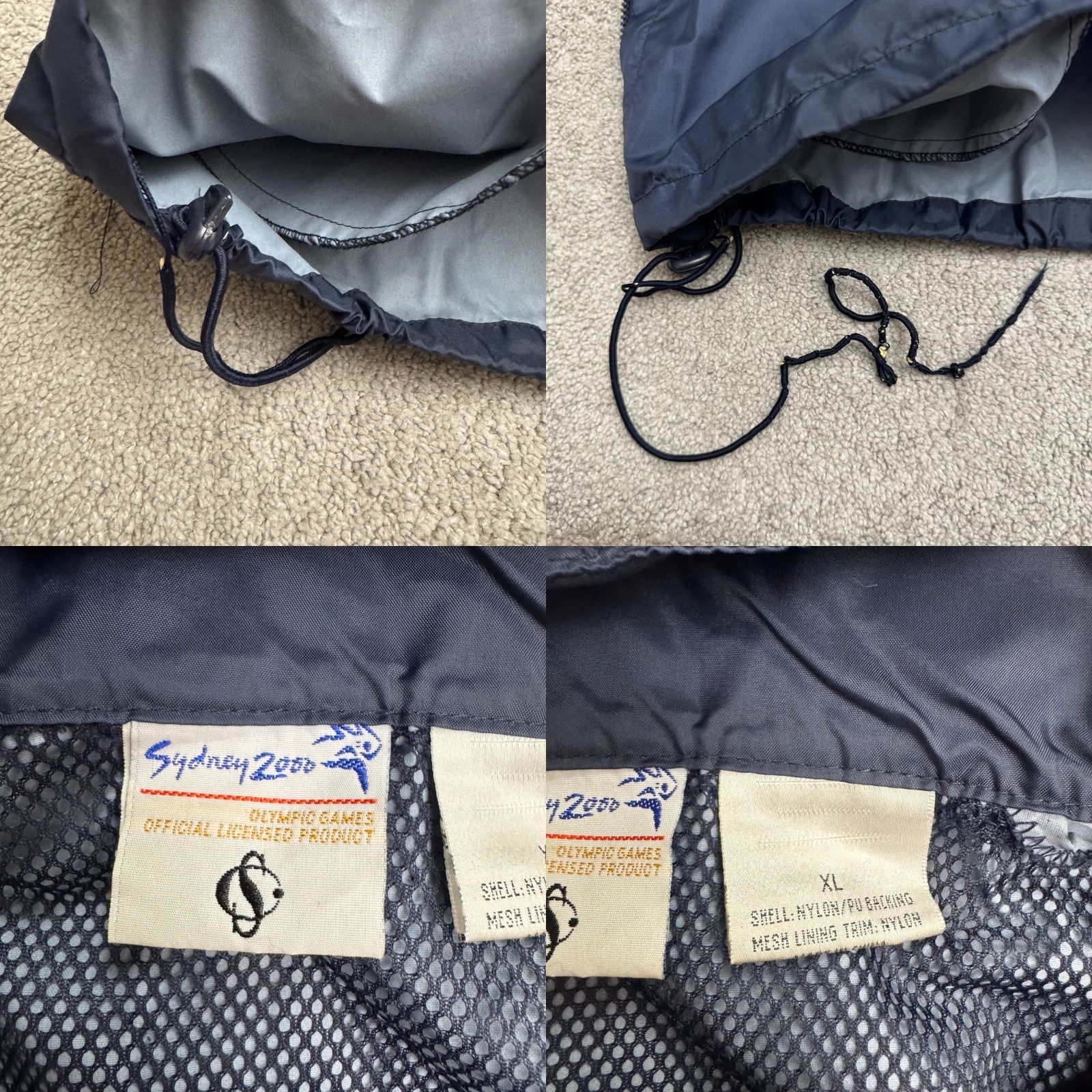 Vintage VINTAGE Sydney 2000 Half Zip Hoodie Windbreaker Jacket Men XL Blue Size US XL / EU 56 / 4 - 8 Thumbnail