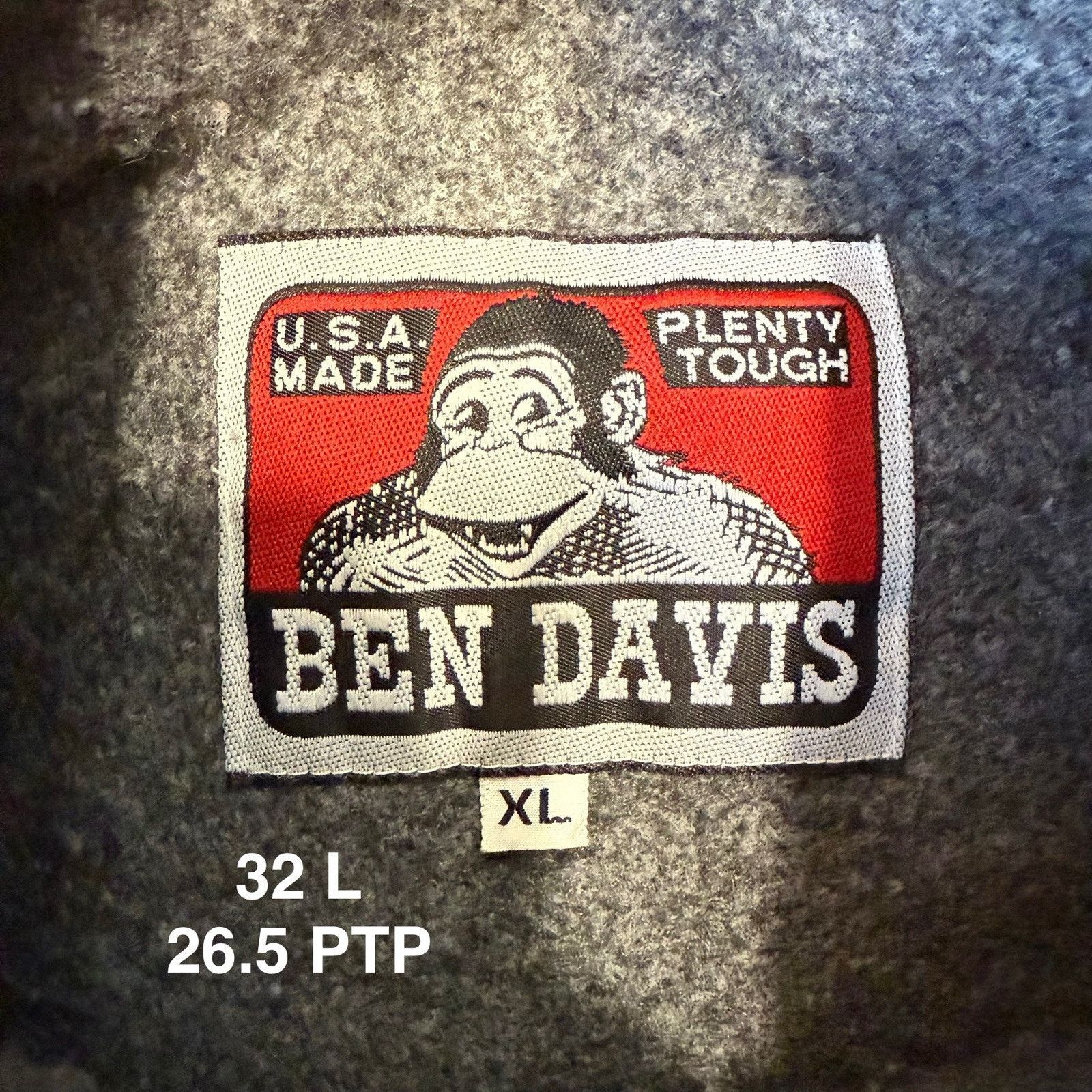 Ben Davis × Vintage Vintage Ben Davis Chore Coat XL Black Lined Outerwear Barn Size US XL / EU 56 / 4 - 7 Thumbnail
