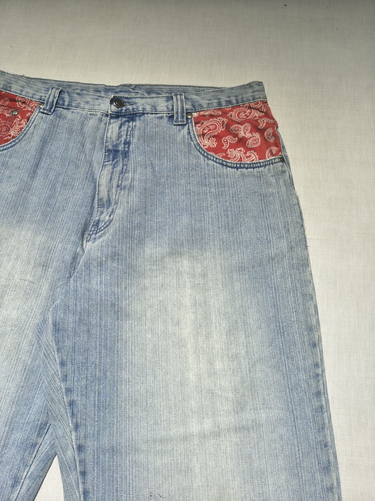 Southpole RARE TOWNZ Y2K BAGGY DENIM JEANS 🔥(011) Size US 38 / EU 54 - 15 Thumbnail
