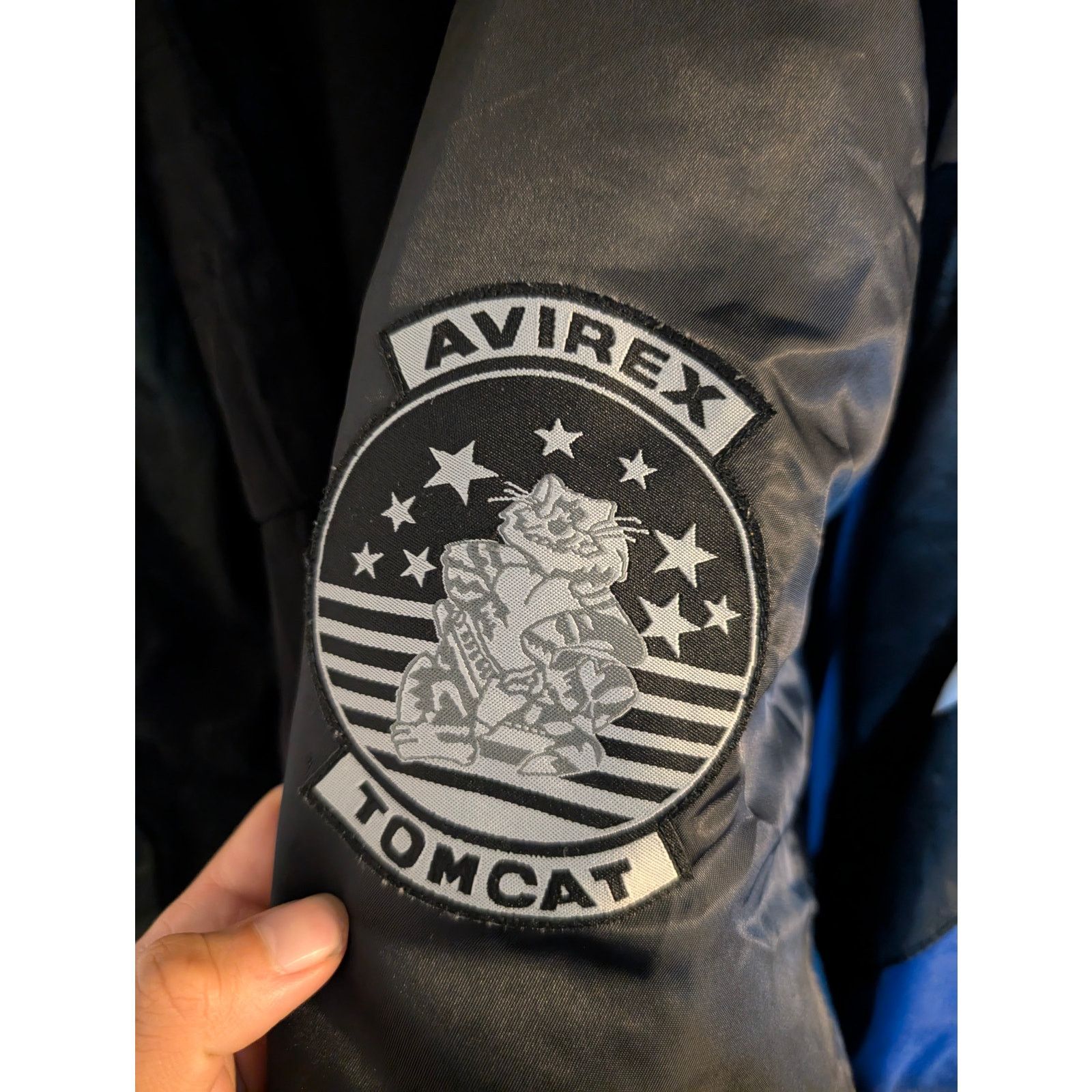 Avirex Avirex Industries Nylon Tomcat Patch Nylon Bomber Jacket MD Size US M / EU 48-50 / 2 - 6 Thumbnail