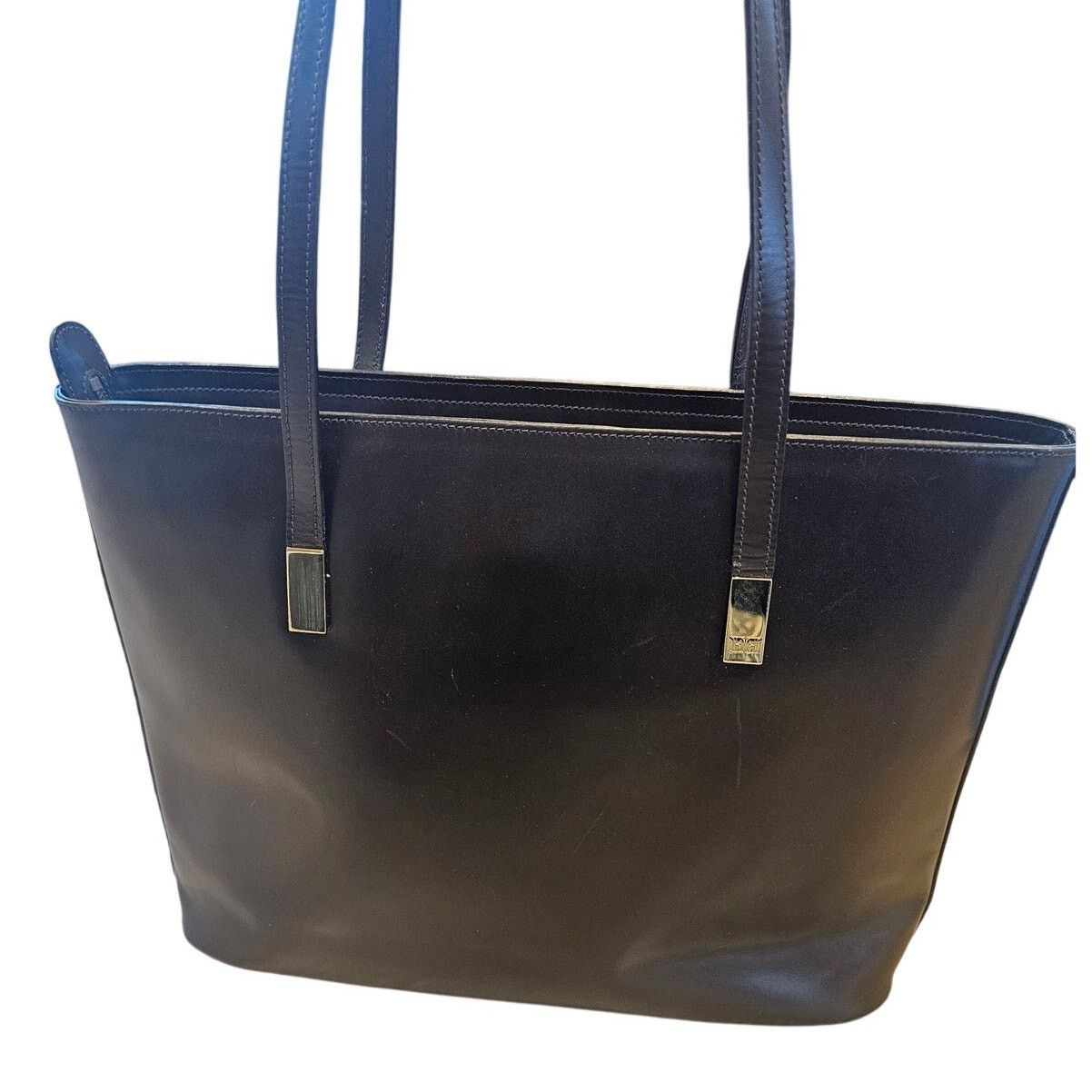 Vintage Escada Chocolate Brown Leather Shoulder Bag Purse, Women's