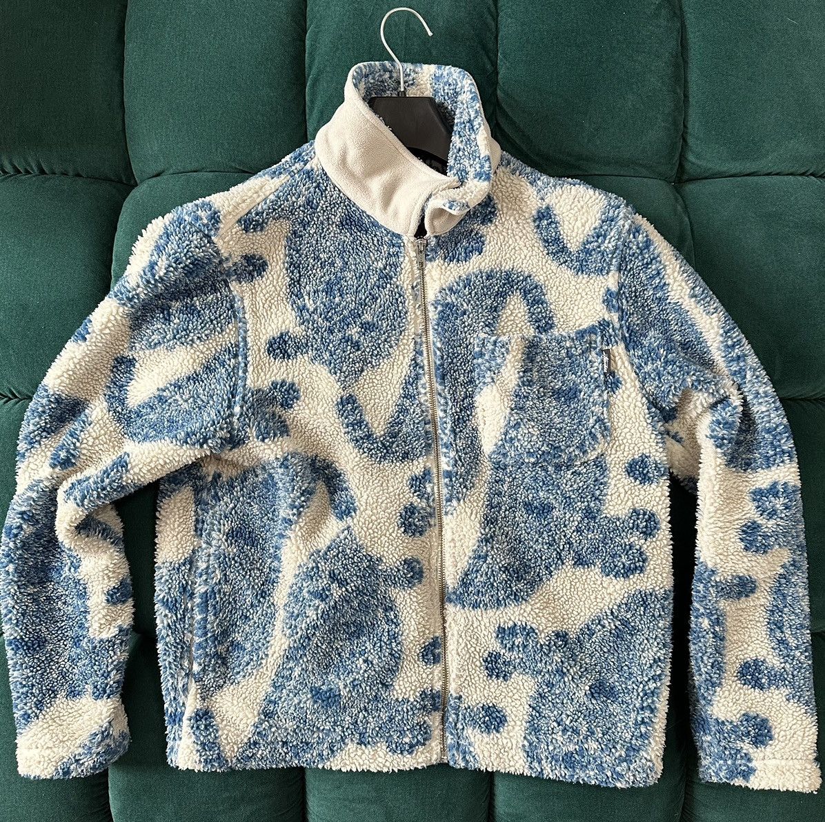 Stussy Stussy Big Paisley Full Zip Sherpa | Grailed