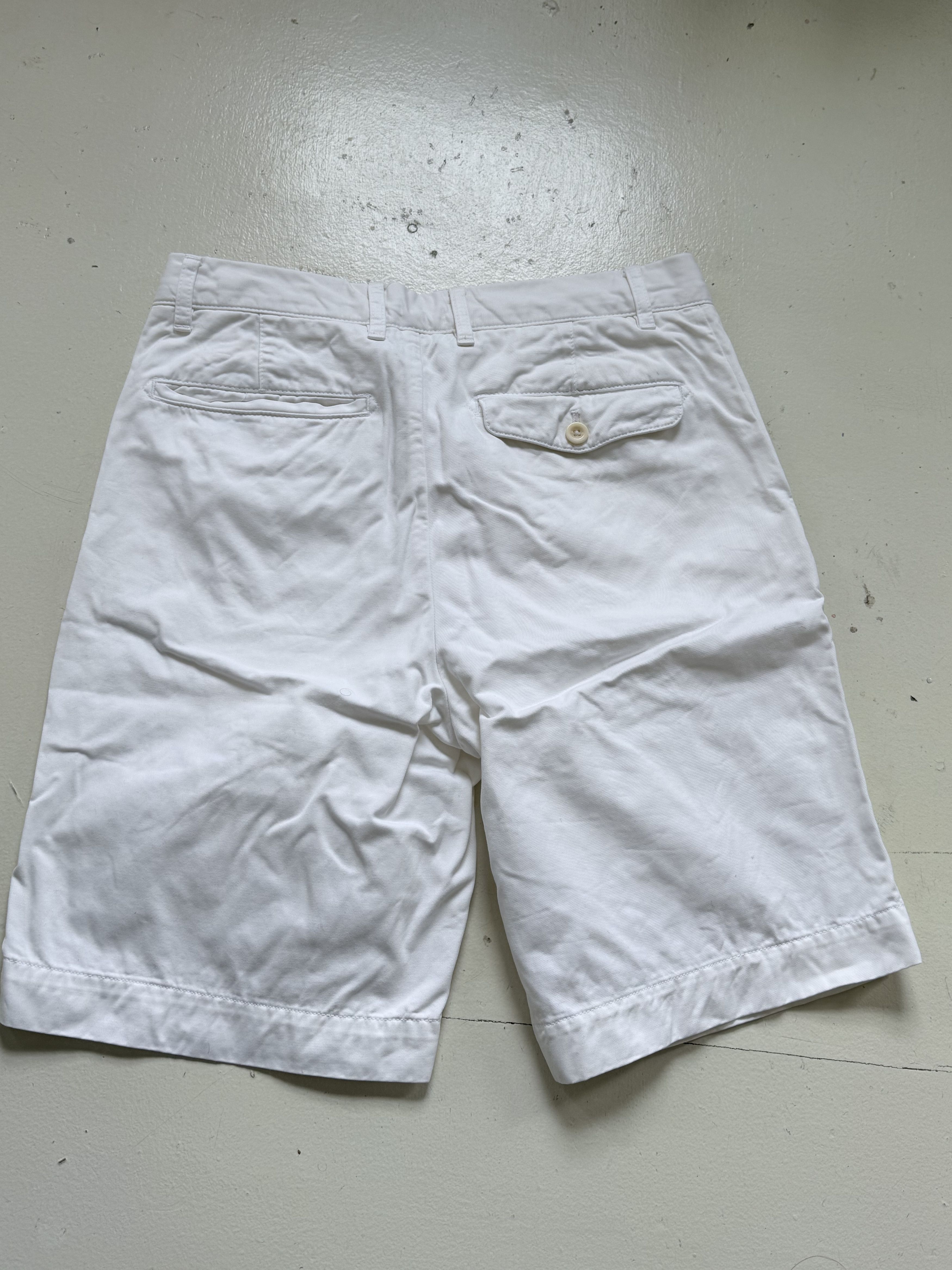 Mr P. White Twill Shorts Size US 28 / EU 44 - 2 Thumbnail