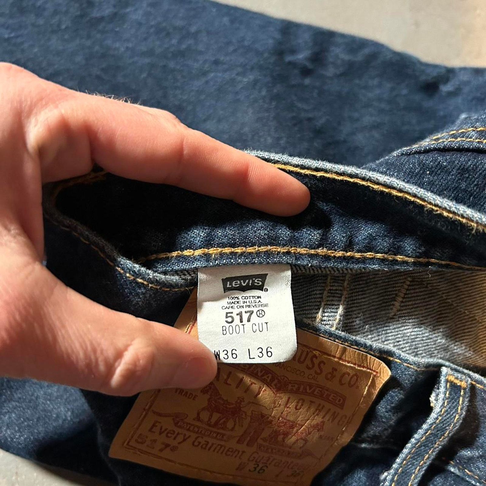 Levi's 90s levis 517 boot cut Size US 34 / EU 50 - 6 Thumbnail