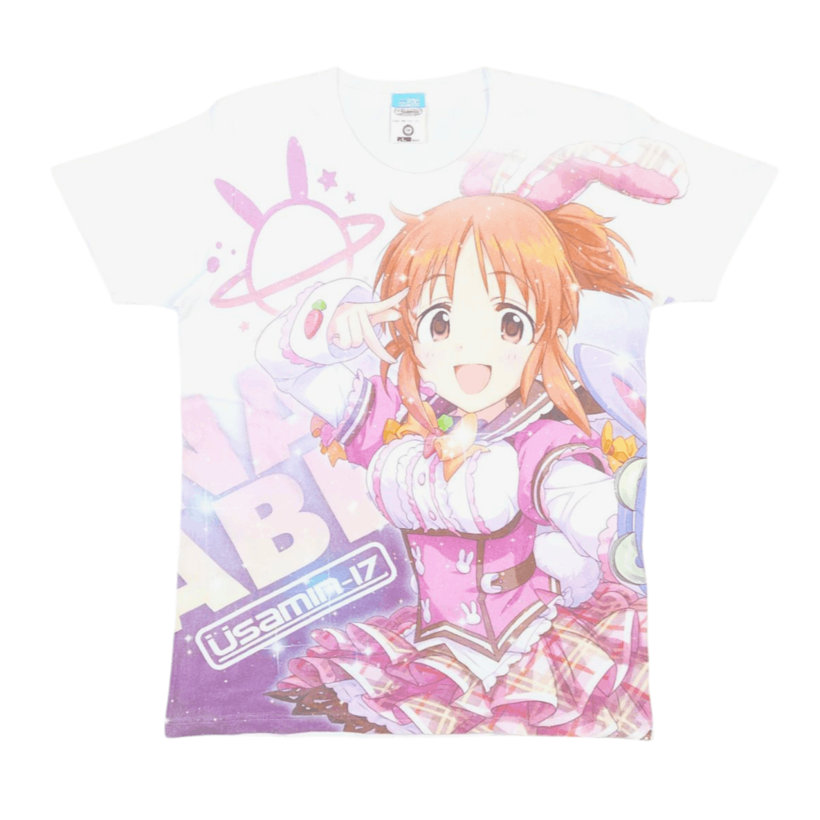 Anime × Japanese Brand Cospa Abe Nana Usamin The Idol M@ster Bandai Namco AOP TEE Size US L / EU 52-54 / 3 - 1 Thumbnail