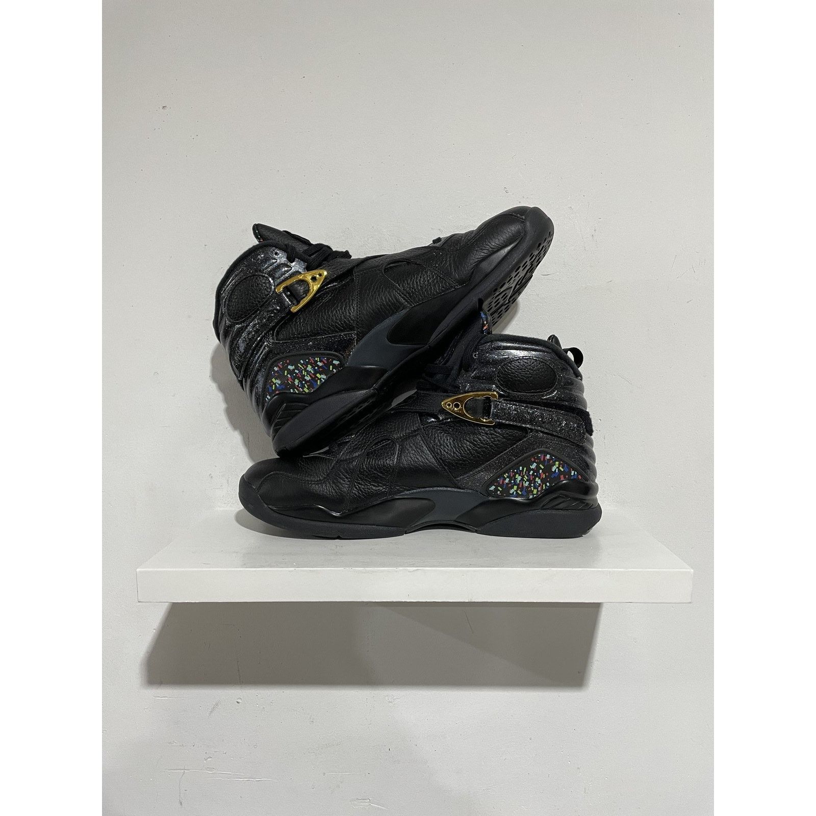 Nike NIKE JORDAN 8 CONFETTI SIZE 12 PREOWNED Size US 12 / EU 45 - 2 Thumbnail