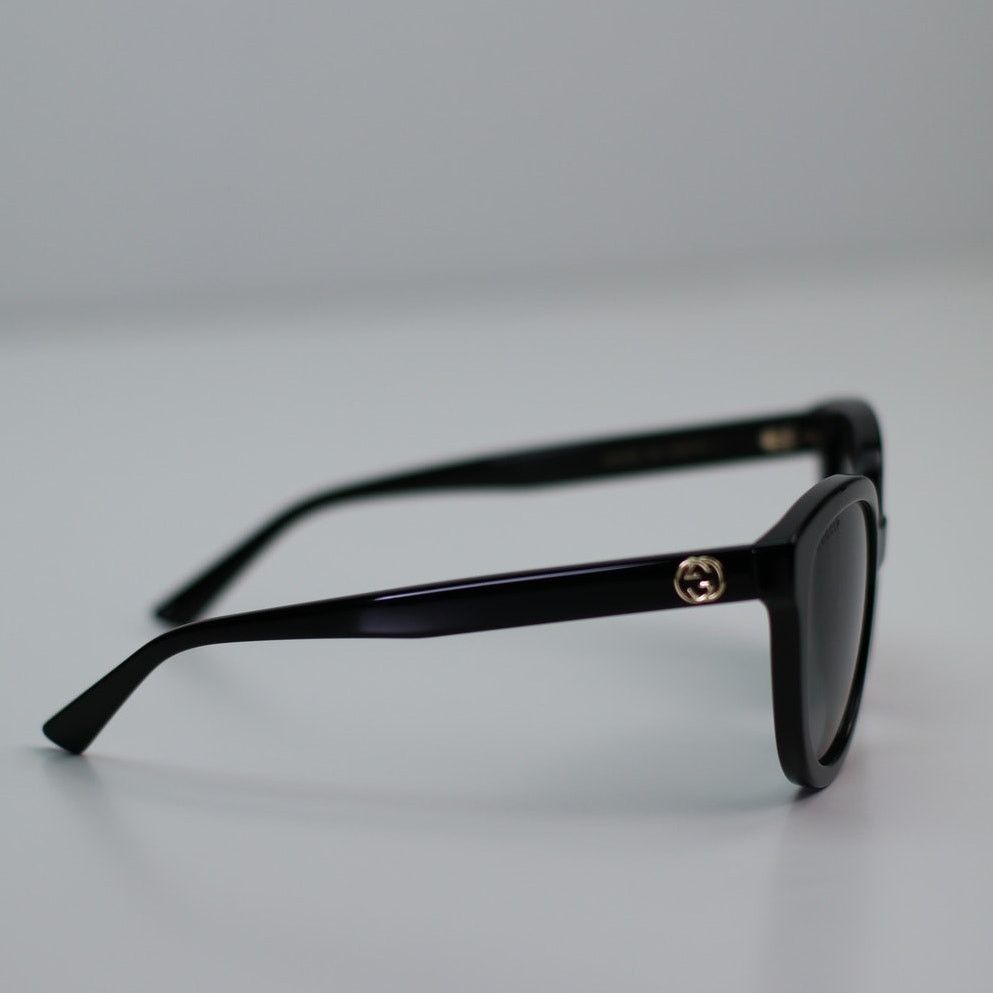 Gucci Gucci Sunglasses GG1315S 002 Shiny Black/Grey PolarizedWomen Size ONE SIZE - 8 Thumbnail