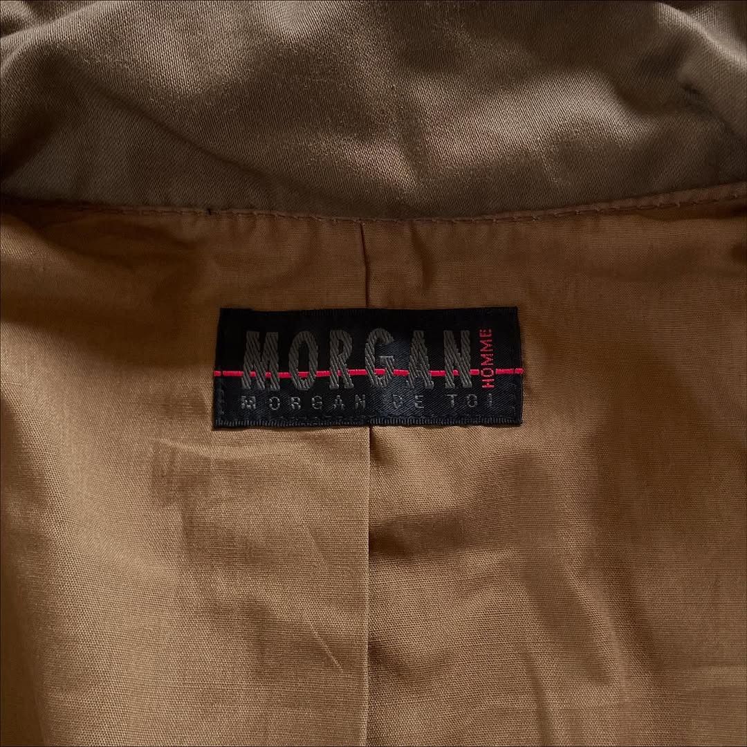 Morgan De Toi 00’s MORGAN HOMME 4 Pocket Leather Parachute Jacket Size US M / EU 48-50 / 2 - 10 Thumbnail