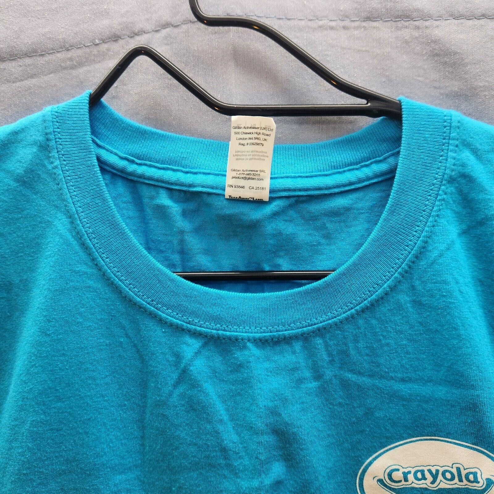 Designer 2015 Crayola Experience Blue Mens Size XL Tshirt Size US XL / EU 56 / 4 - 3 Thumbnail