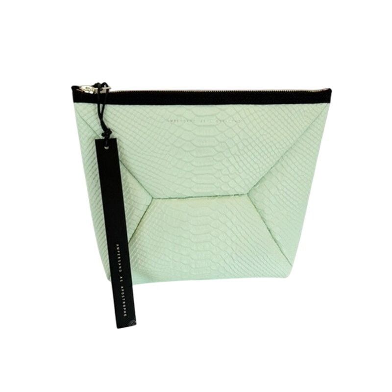 Other Ampersand as Apostrophe X Pouch Clutch Mint Python NWT Size ONE SIZE - 3 Thumbnail