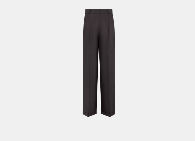 Dior o1w1db10925 441P24 Wide-Leg Pant in Gray Size 30" / US 8 / IT 44 - 1 Thumbnail