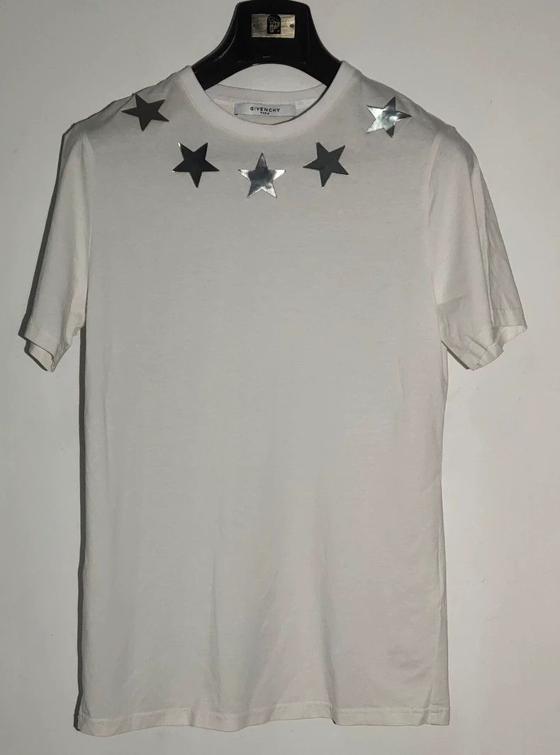 Givenchy Givenchy Men's Star Embellished T-Shirt - dmc Size US S / EU 44-46 / 1 - 1 Thumbnail