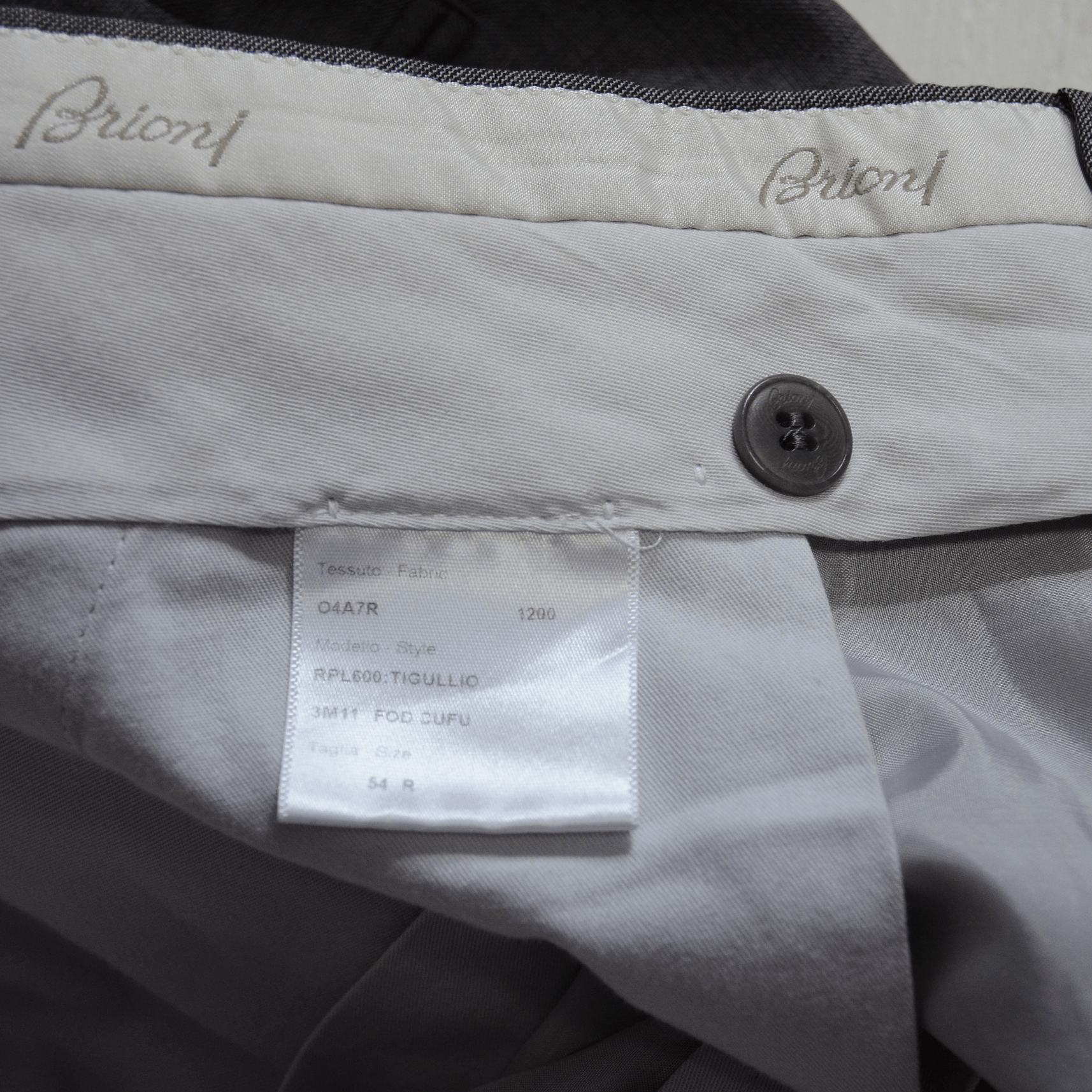 Brioni Brioni Cannes Pants Mens size 54R Wool Flat Front Trouser Size US 34 / EU 50 - 10 Thumbnail