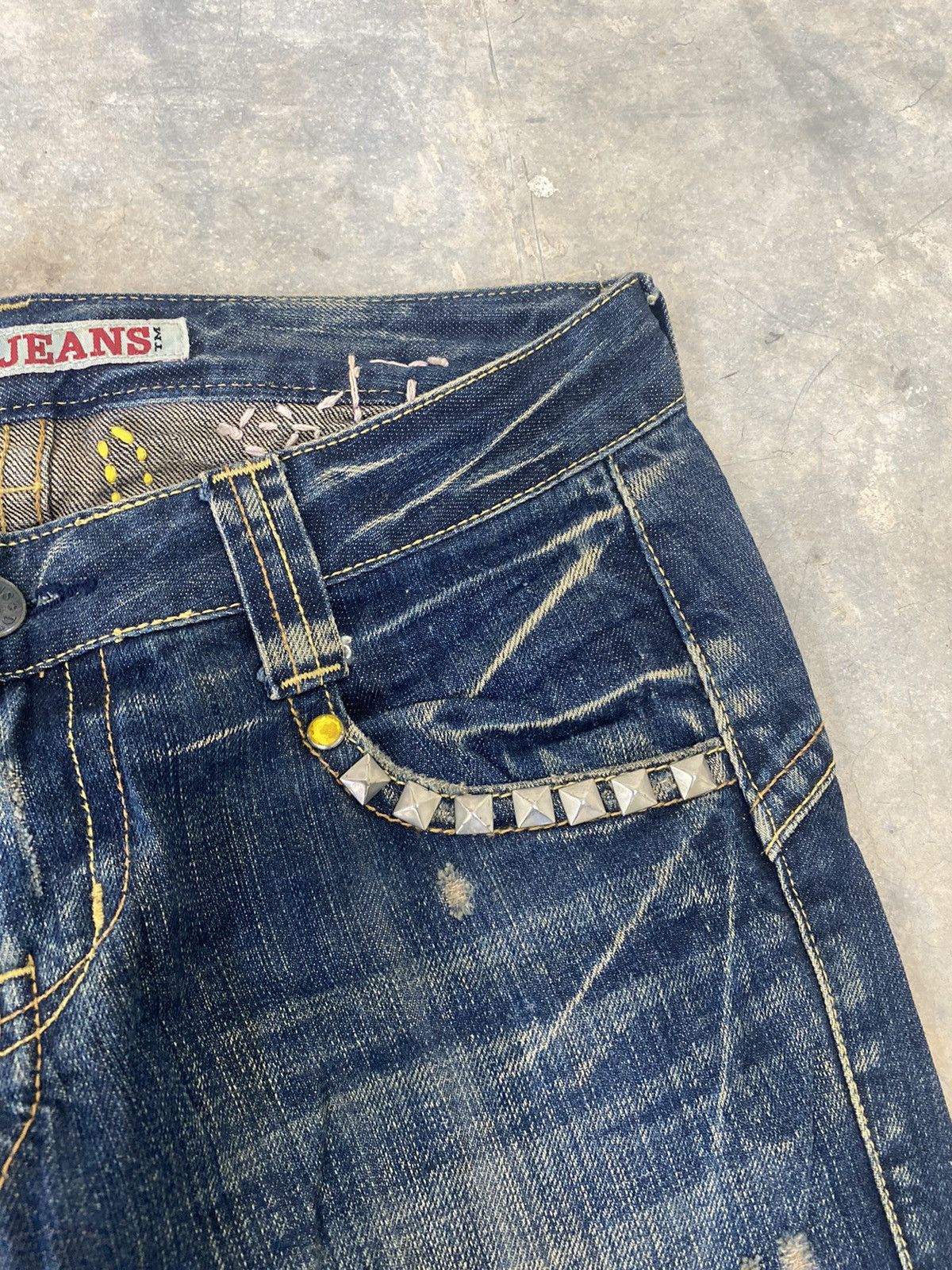 Hysteric Glamour Flare ☠️ Drive Jeans Mud Wash Punk Grunge Lgb Size US 30 / EU 46 - 7 Thumbnail