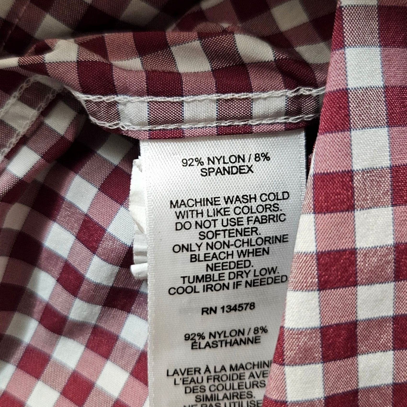 Vineyard Vines Vineyard Vines Mens XL Red Plaid Performance Stretch Classic Fit Whale Shirt Long Sleeve Size US XL / EU 56 / 4 - 4 Thumbnail