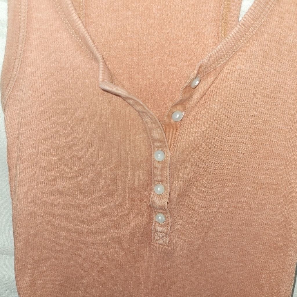 Aries Aerie, tank top, orange ,ribbed Size S Size XS / US 0-2 / IT 36-38 - 3 Thumbnail