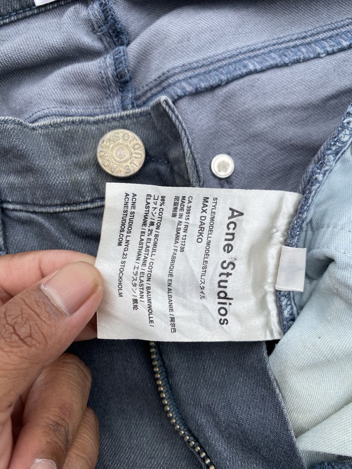 Acne Studios Rare Acne Studios Denim/Jeans Pants Size US 30 / EU 46 - 15 Thumbnail