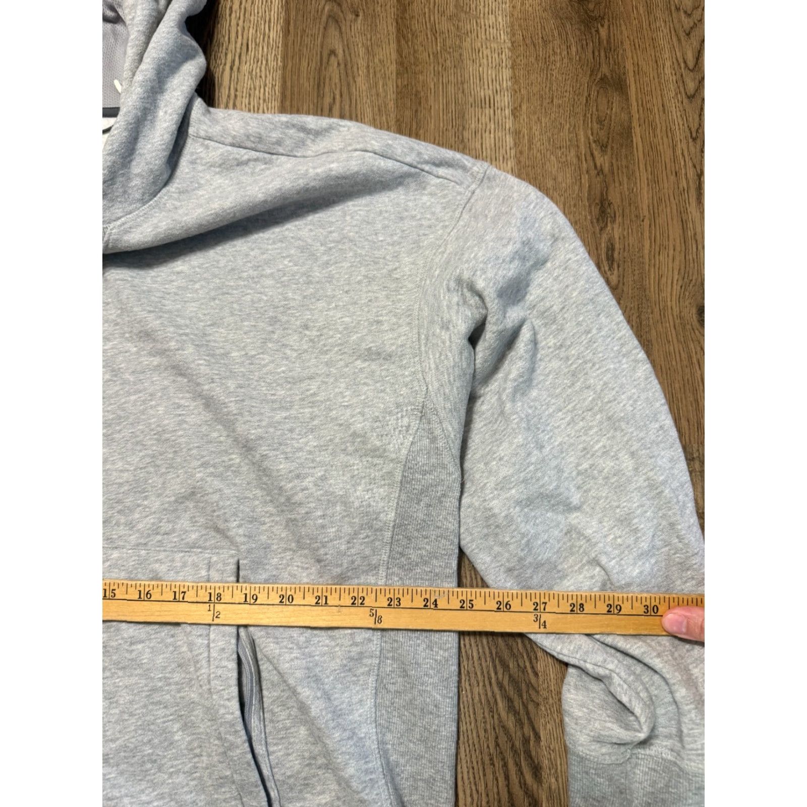 Vintage All In Motion Hoodie Men's XXL Gray Pullover Sweatshirt Drawstring Size US XXL / EU 58 / 5 - 6 Thumbnail