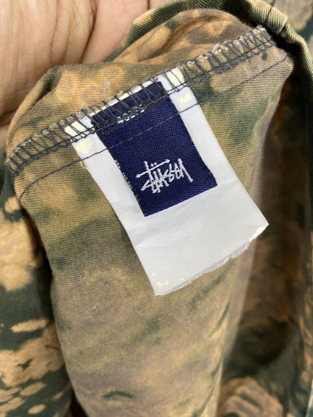 Stussy RARE STUSSY TIE DYE MAN SHIRT BUTTON Size US M / EU 48-50 / 2 - 12 Thumbnail